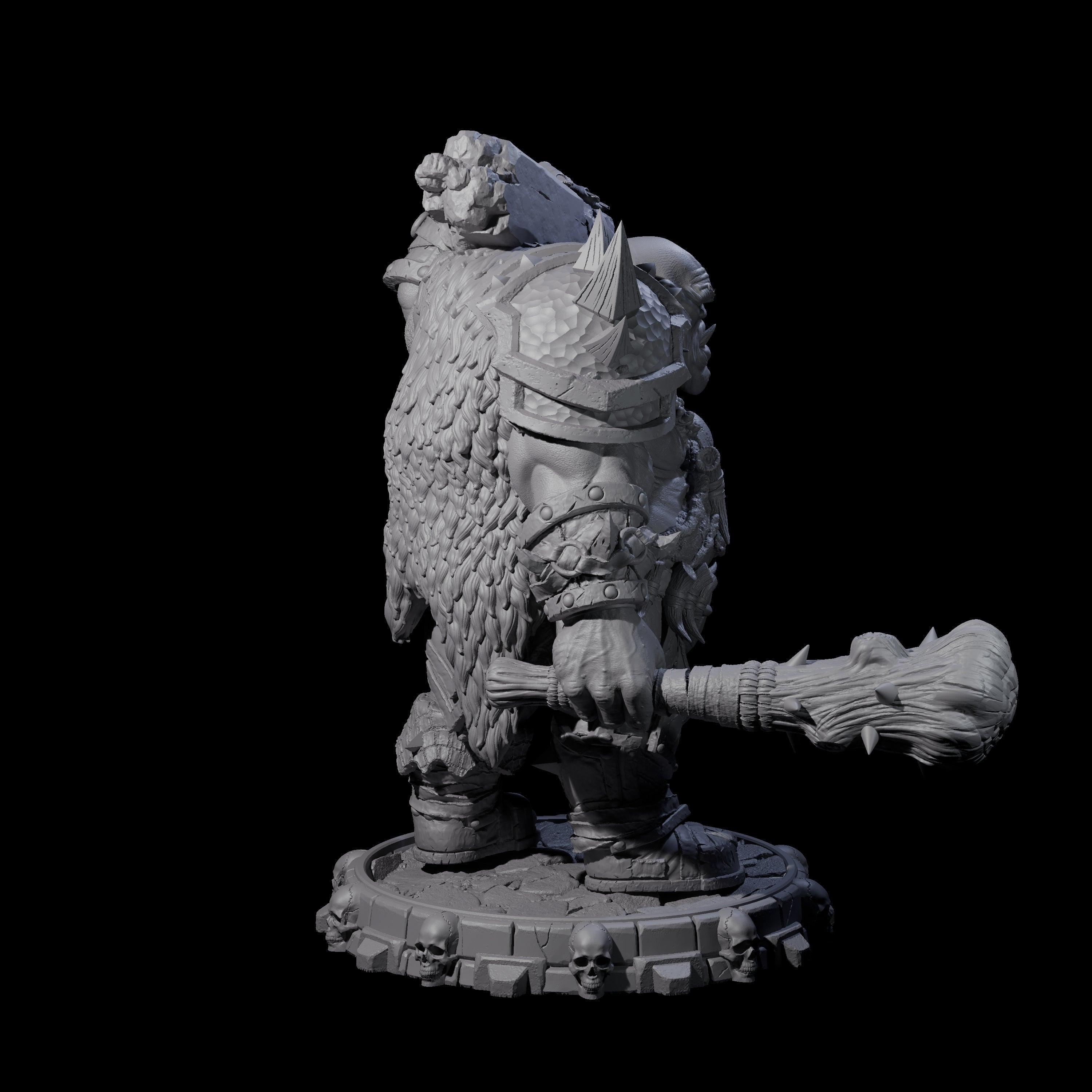 Savage Skullmarch Ogre F Miniature for Dungeons and Dragons, Pathfinder or other TTRPGs