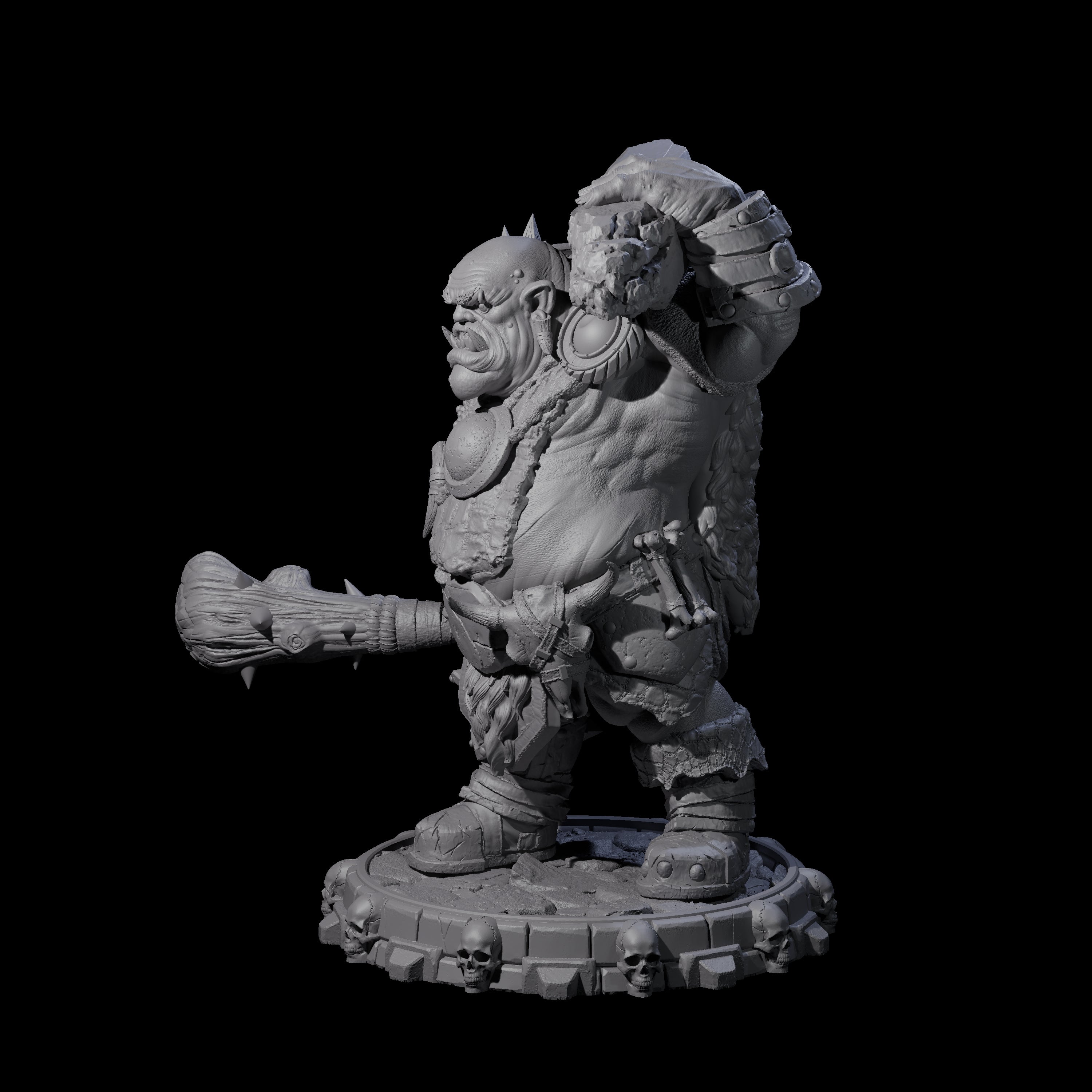 Savage Skullmarch Ogre F Miniature for Dungeons and Dragons, Pathfinder or other TTRPGs