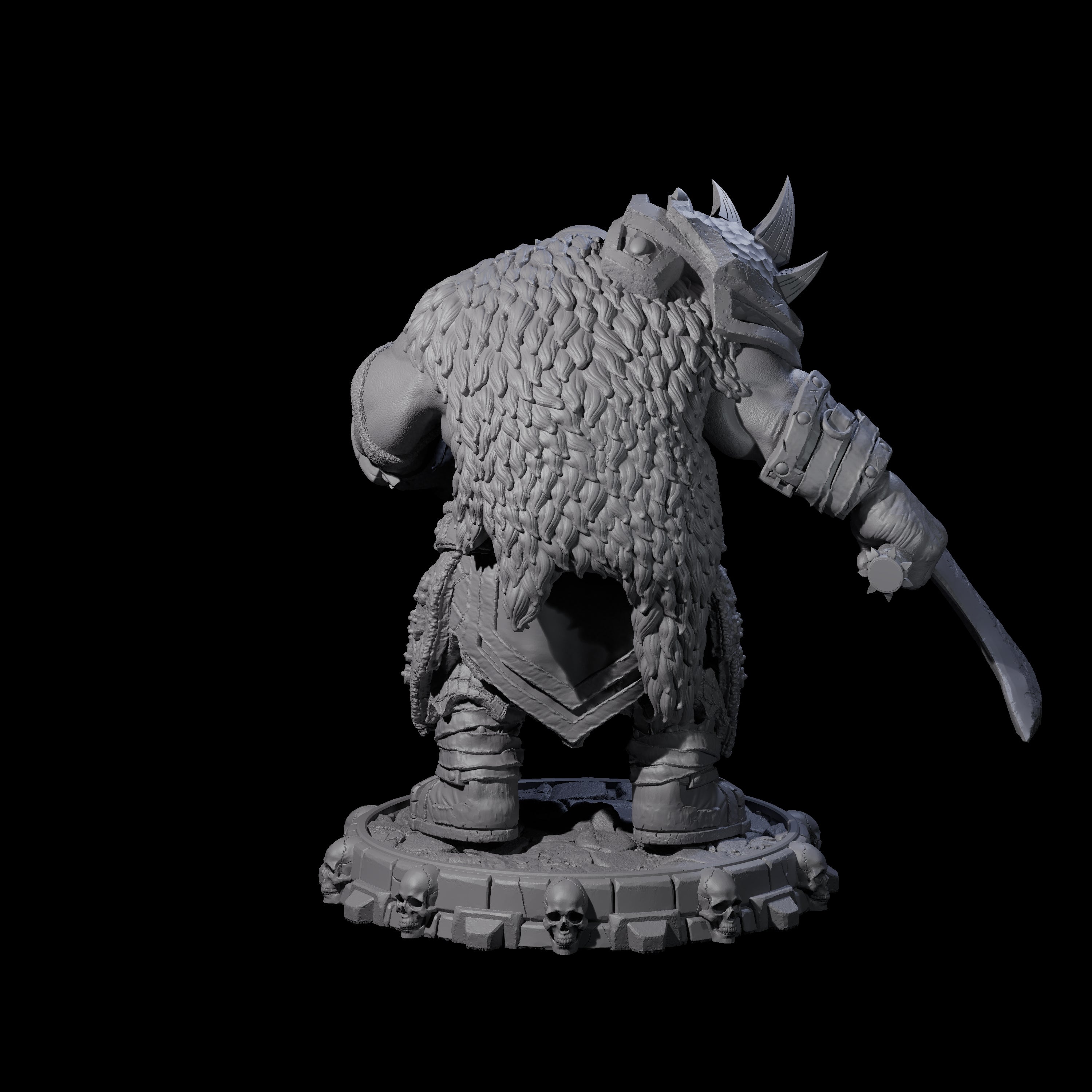 Savage Skullmarch Ogre G Miniature for Dungeons and Dragons, Pathfinder or other TTRPGs