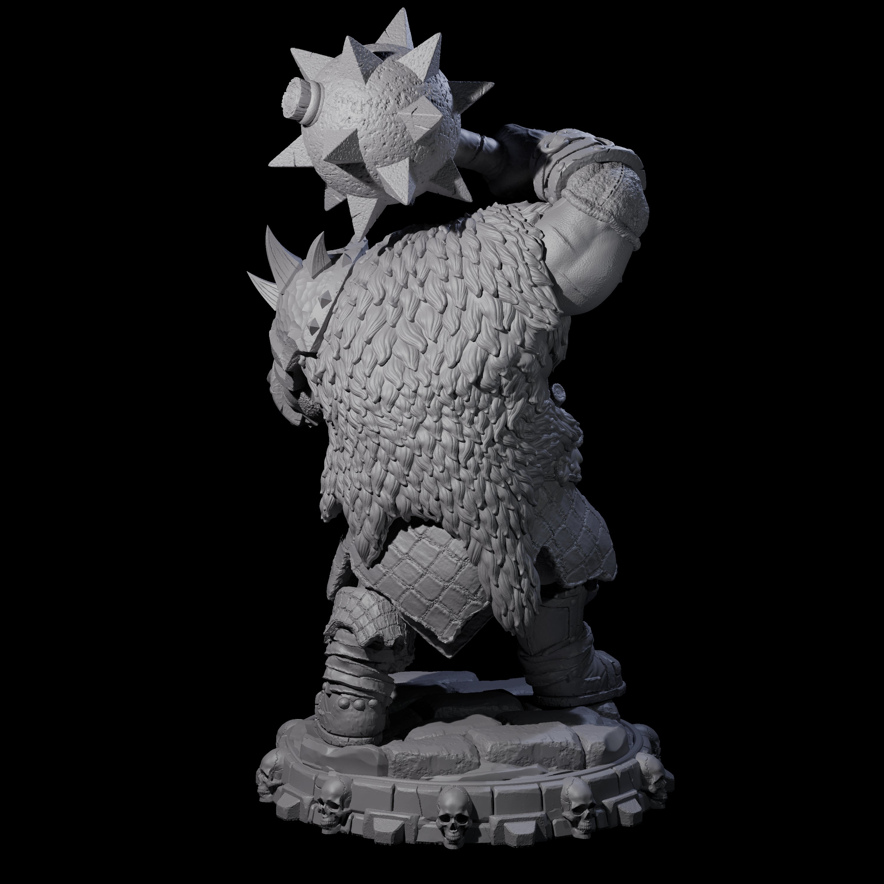 Savage Skullmarch Ogre H Miniature for Dungeons and Dragons, Pathfinder or other TTRPGs
