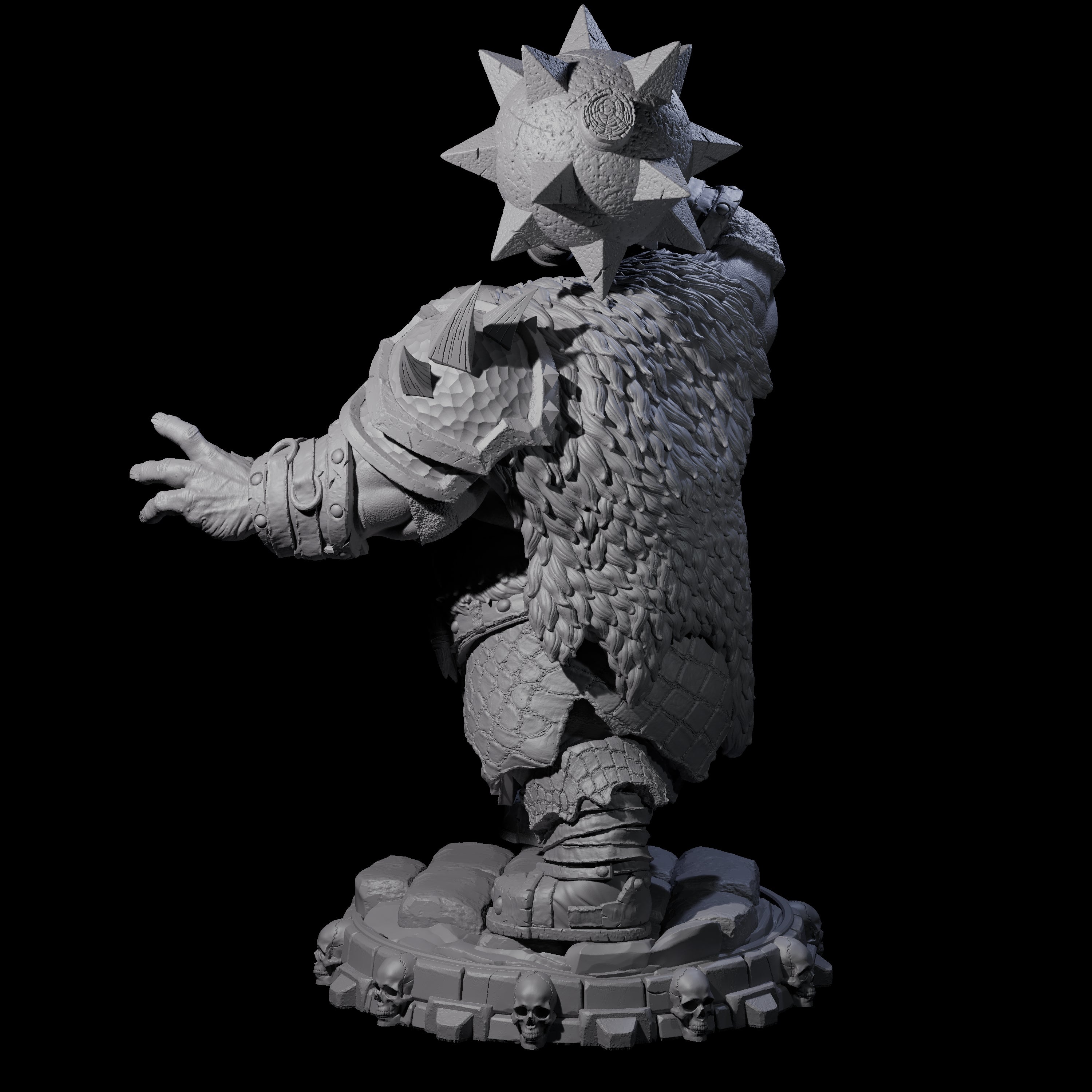 Savage Skullmarch Ogre H Miniature for Dungeons and Dragons, Pathfinder or other TTRPGs