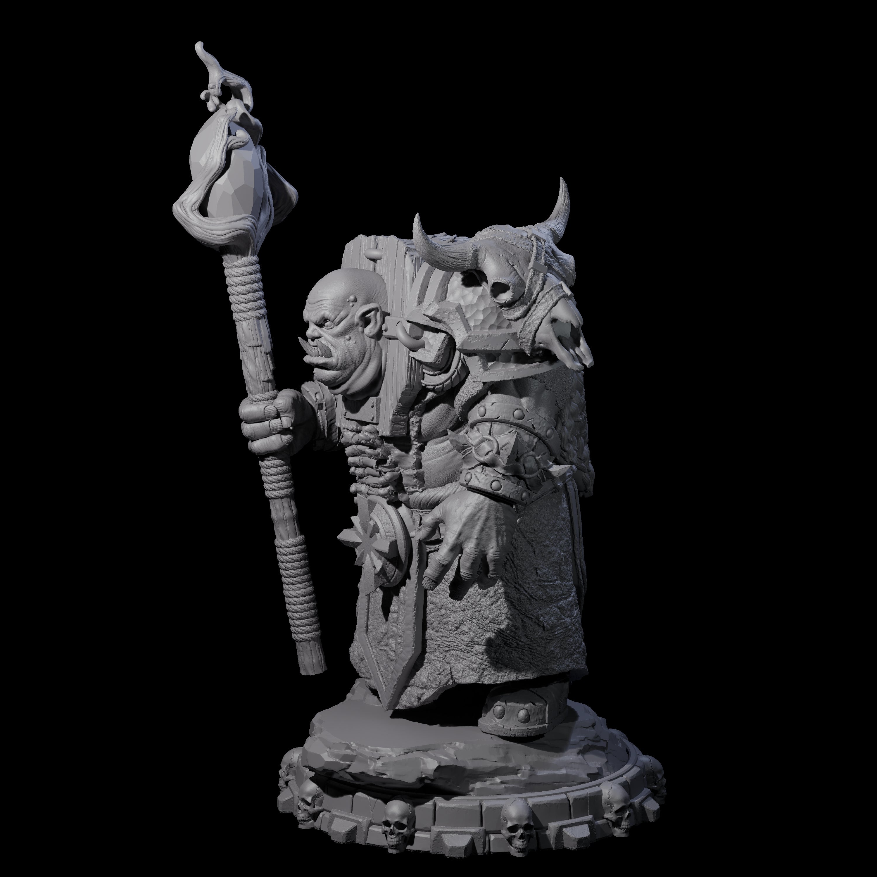 Savage Skullmarch Ogre I Miniature for Dungeons and Dragons, Pathfinder or other TTRPGs