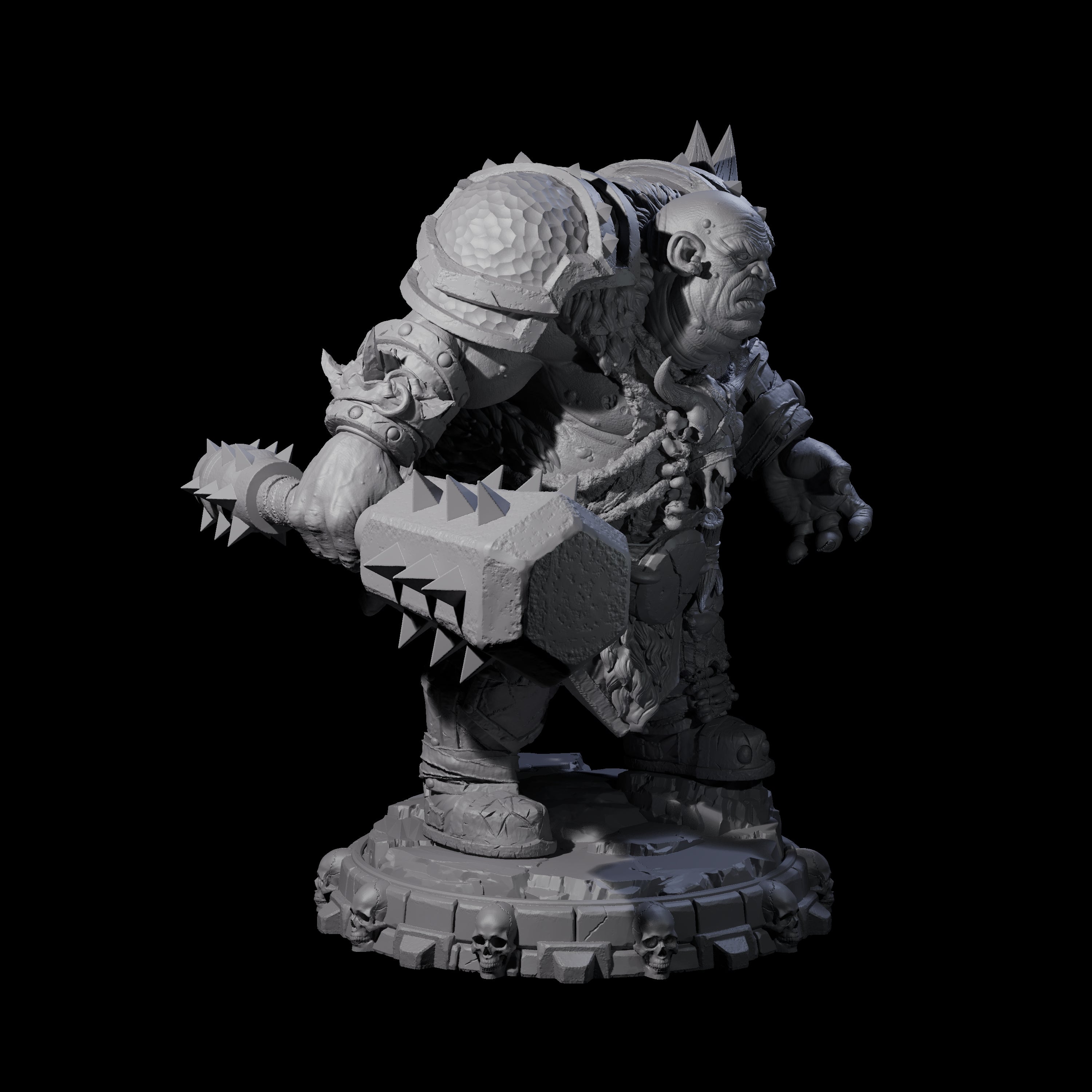 Savage Skullmarch Ogre J Miniature for Dungeons and Dragons, Pathfinder or other TTRPGs