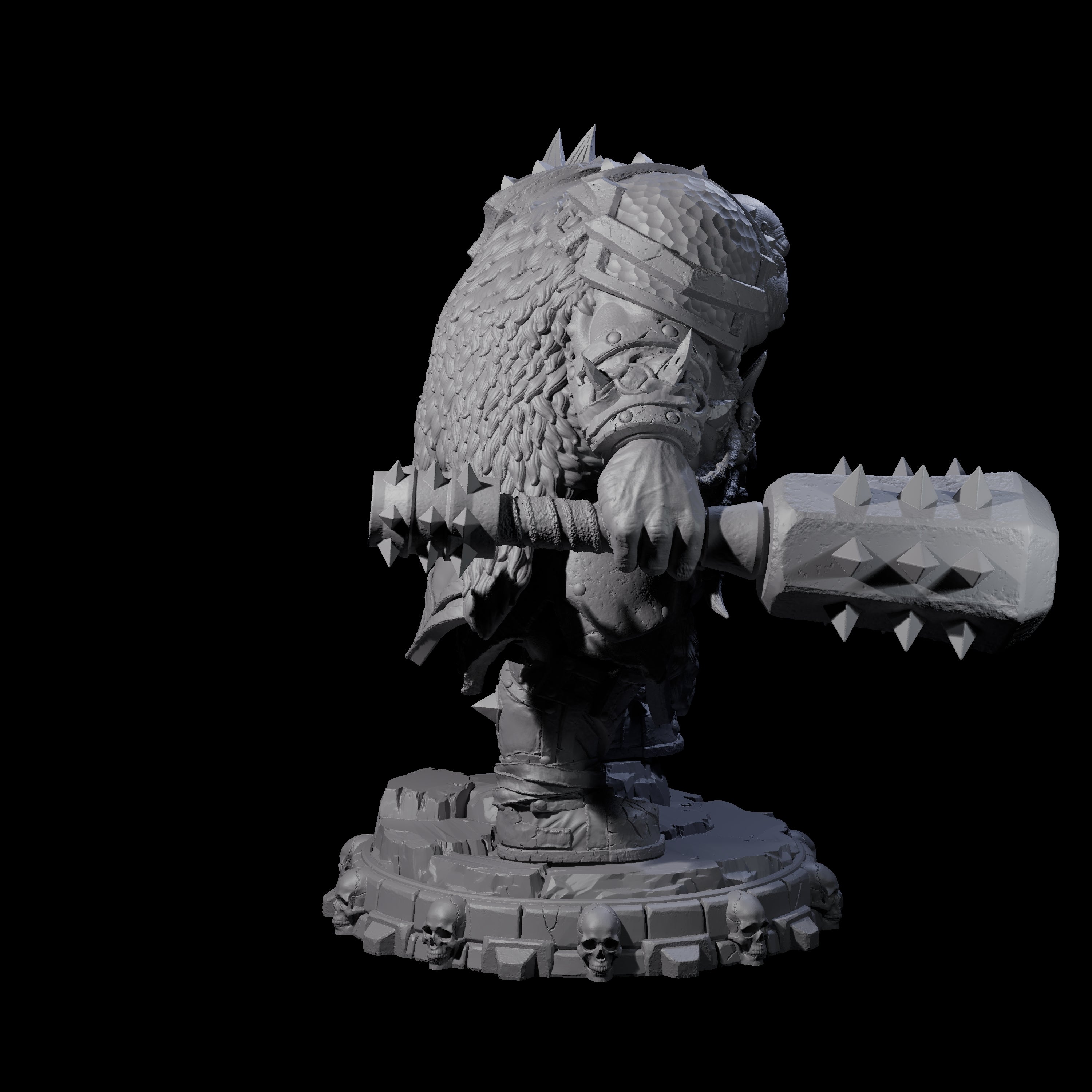 Savage Skullmarch Ogre J Miniature for Dungeons and Dragons, Pathfinder or other TTRPGs