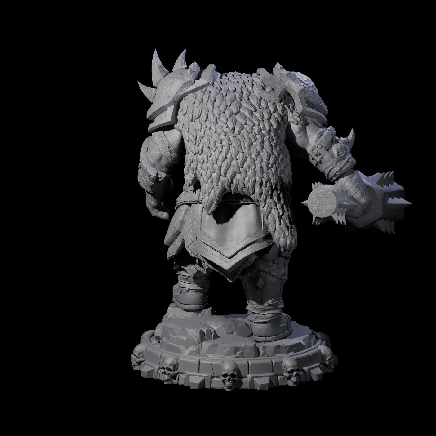 Savage Skullmarch Ogre J Miniature for Dungeons and Dragons, Pathfinder or other TTRPGs