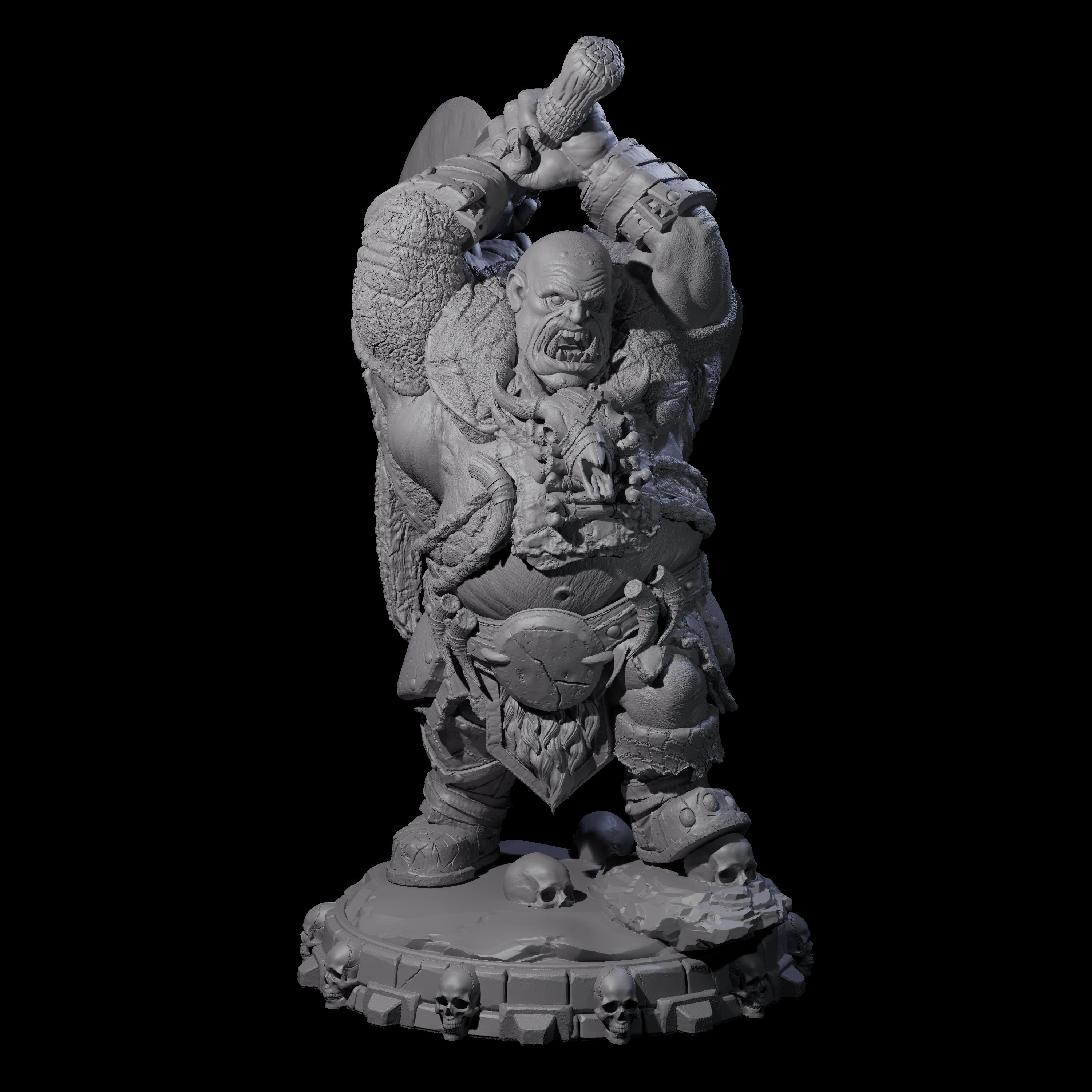 Savage Skullmarch Ogre K Miniature for Dungeons and Dragons, Pathfinder or other TTRPGs