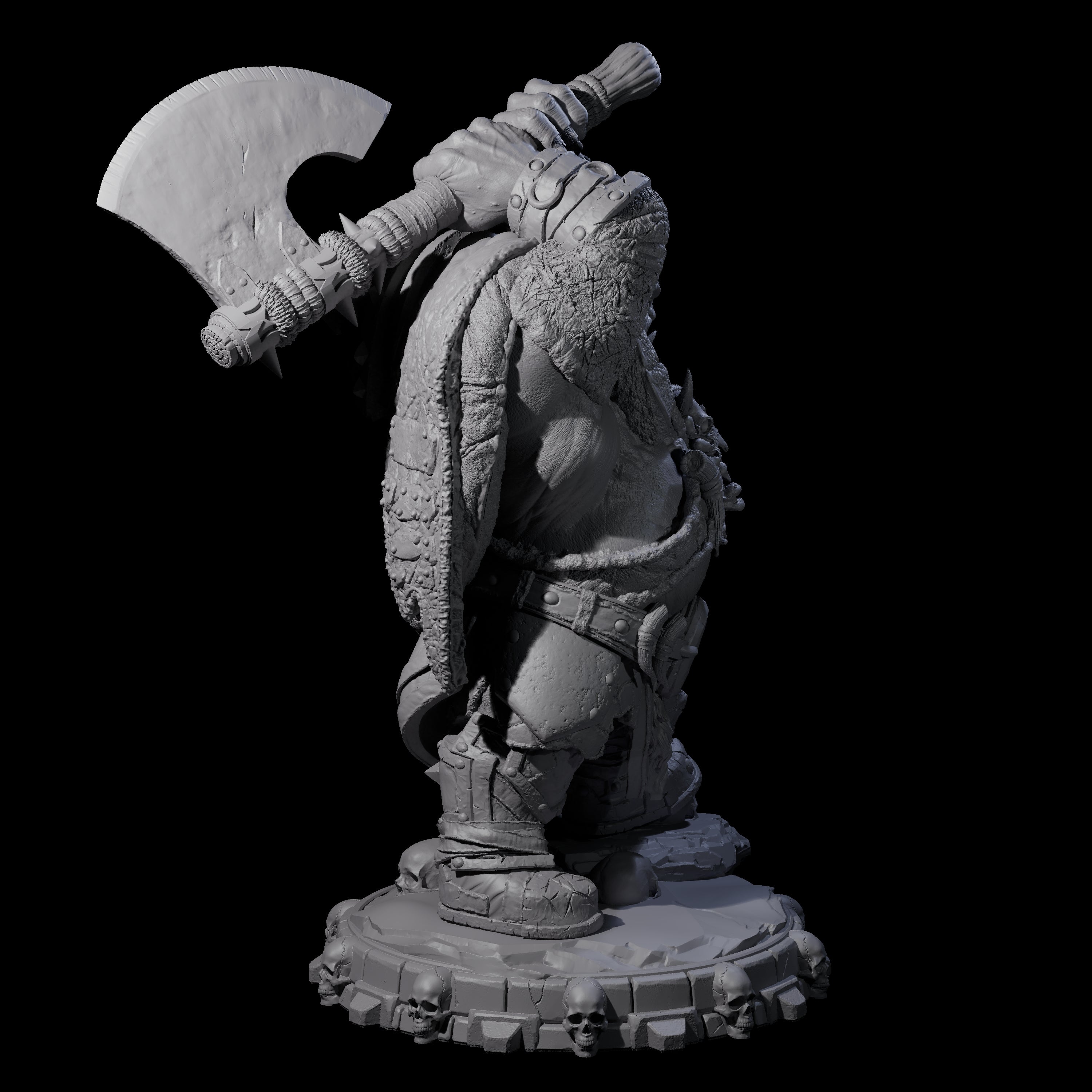 Savage Skullmarch Ogre K Miniature for Dungeons and Dragons, Pathfinder or other TTRPGs