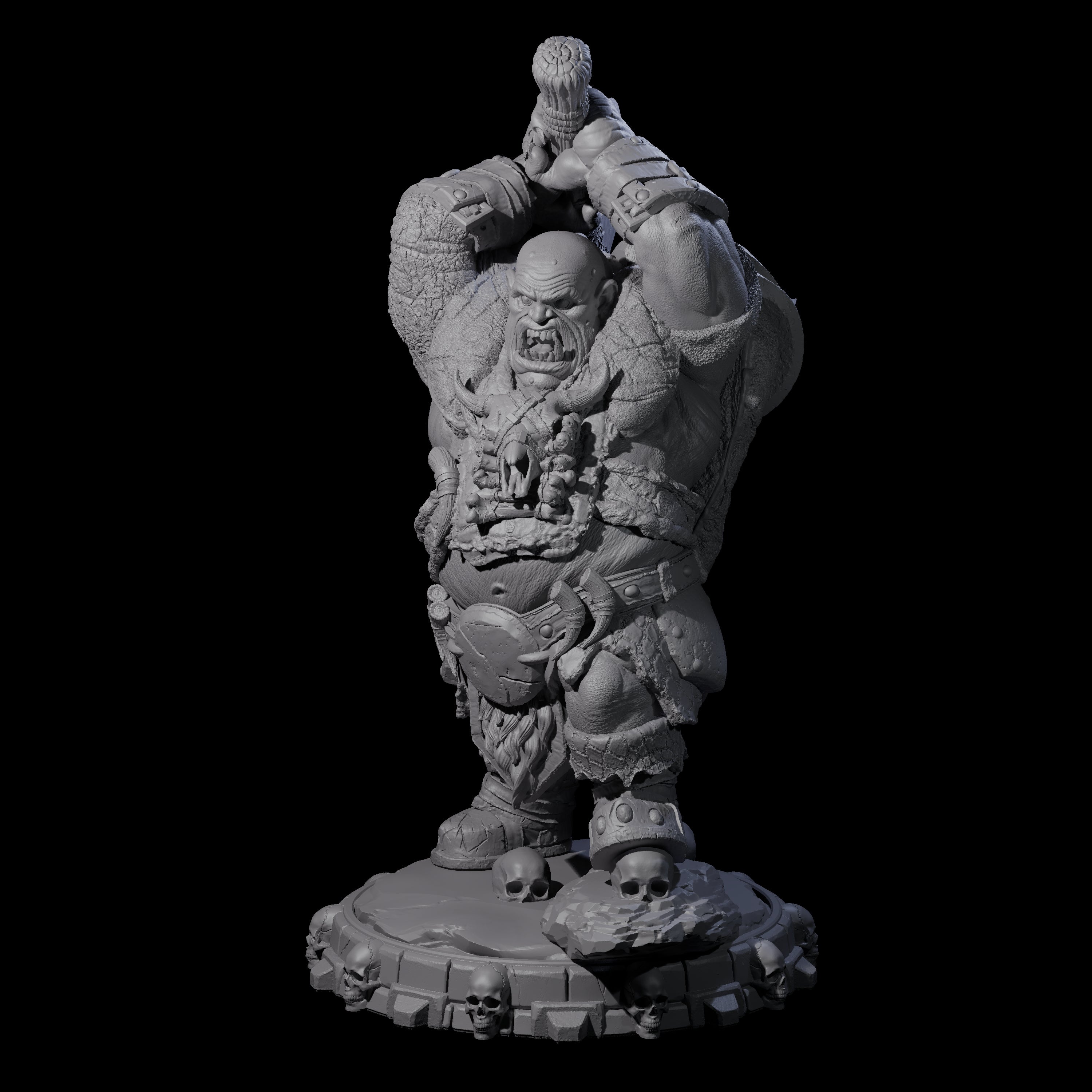 Savage Skullmarch Ogre K Miniature for Dungeons and Dragons, Pathfinder or other TTRPGs