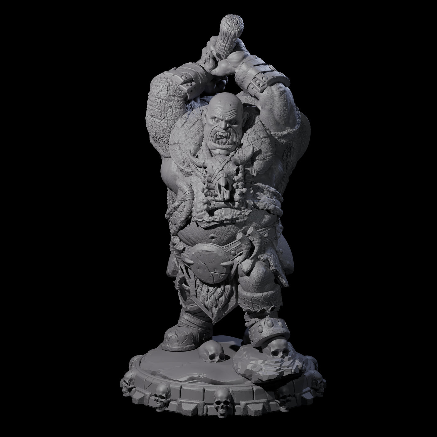 Savage Skullmarch Ogre K Miniature for Dungeons and Dragons, Pathfinder or other TTRPGs