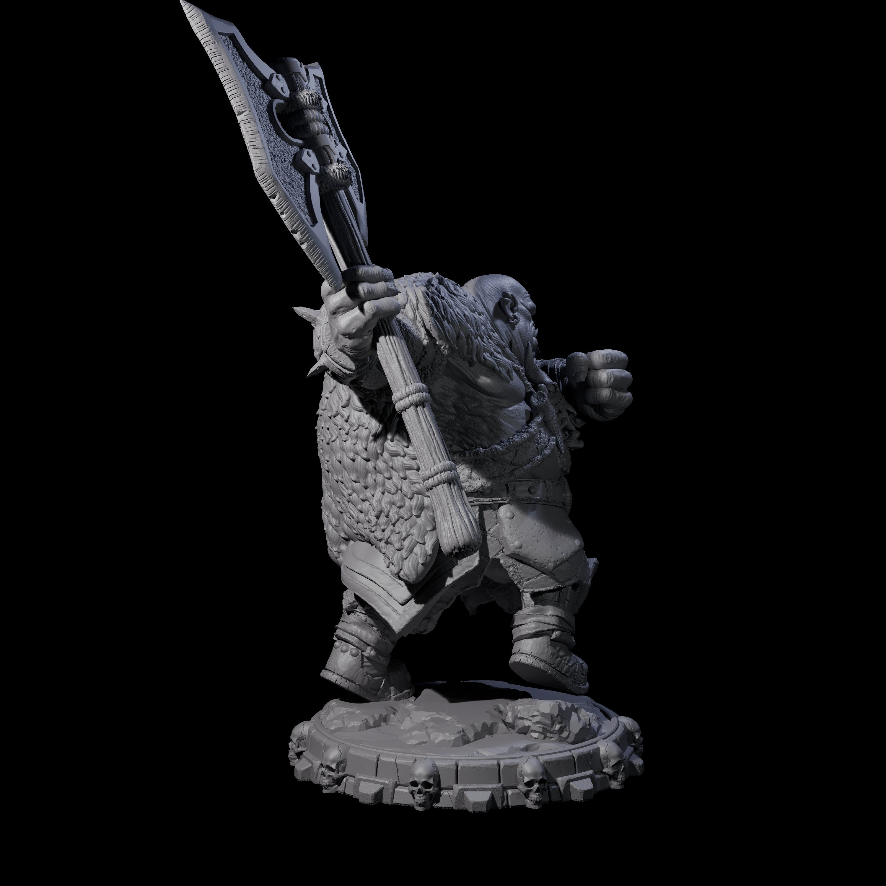 Savage Skullmarch Ogre M Miniature for Dungeons and Dragons, Pathfinder or other TTRPGs