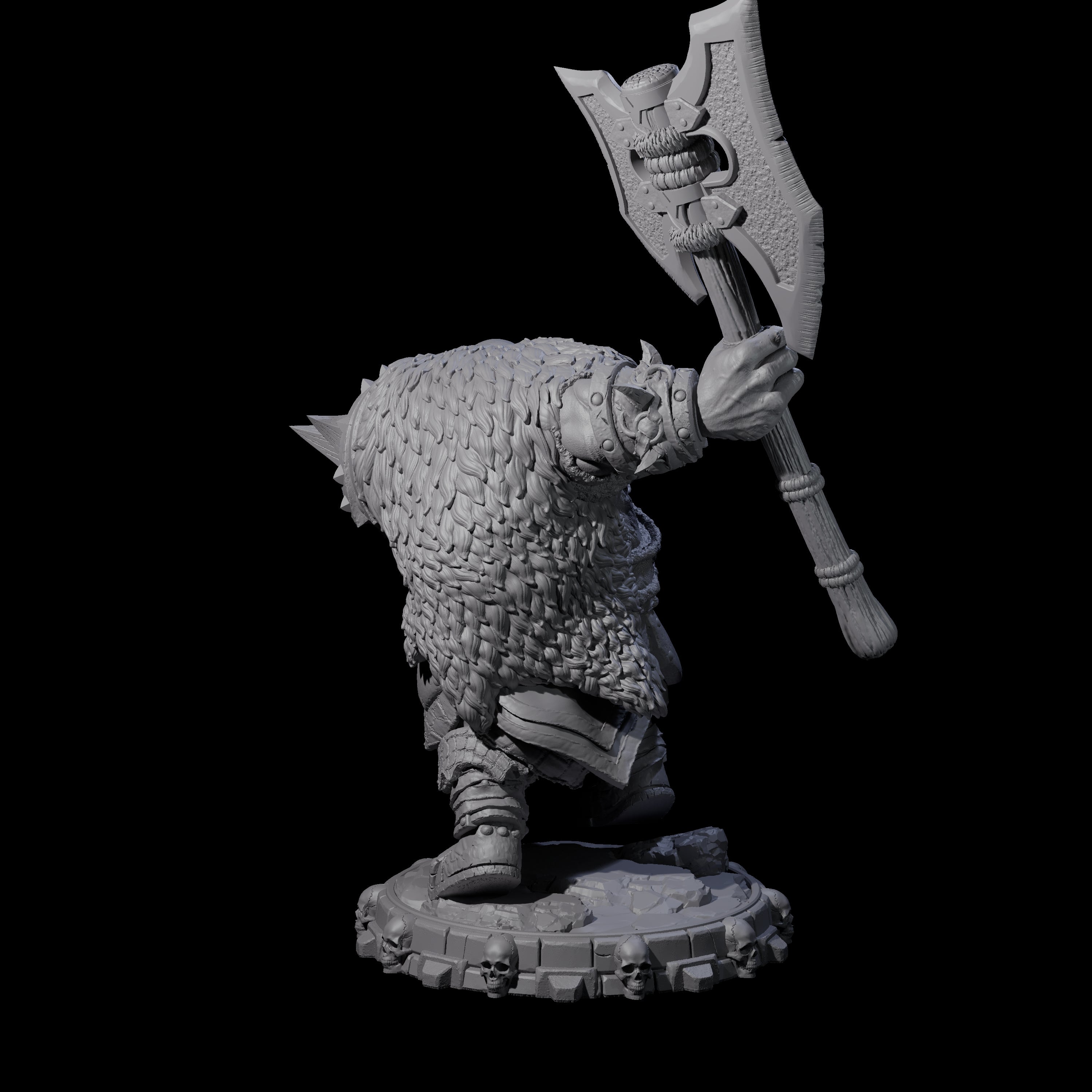 Savage Skullmarch Ogre M Miniature for Dungeons and Dragons, Pathfinder or other TTRPGs