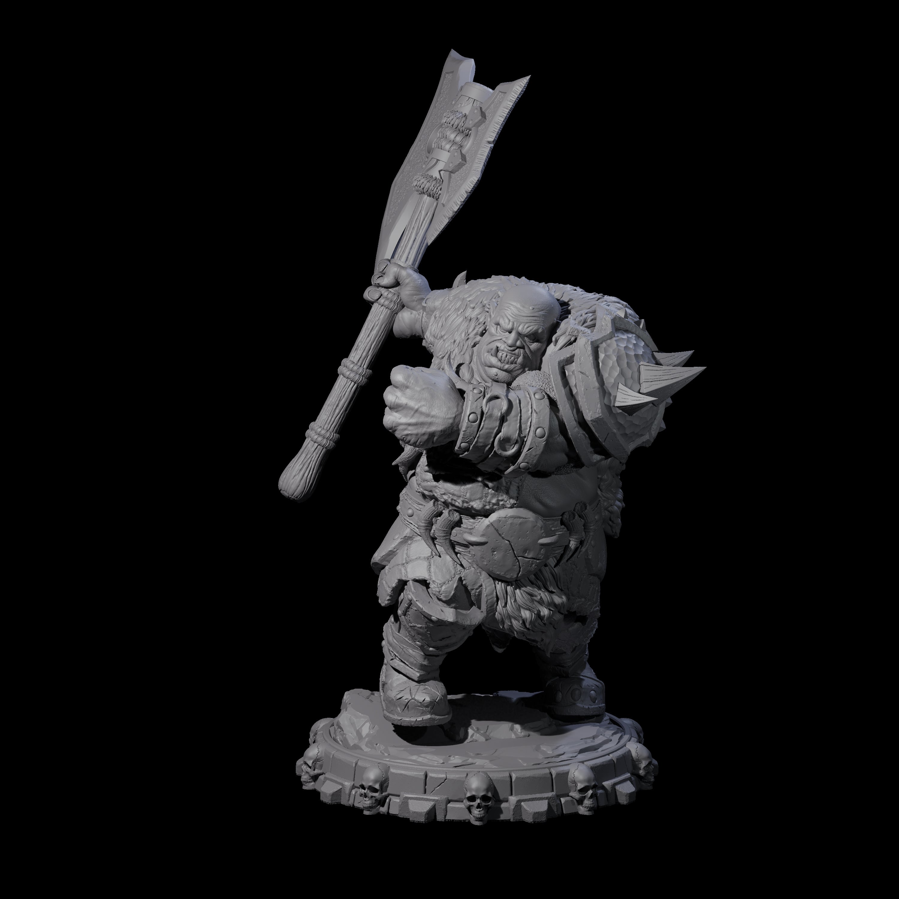 Savage Skullmarch Ogre M Miniature for Dungeons and Dragons, Pathfinder or other TTRPGs