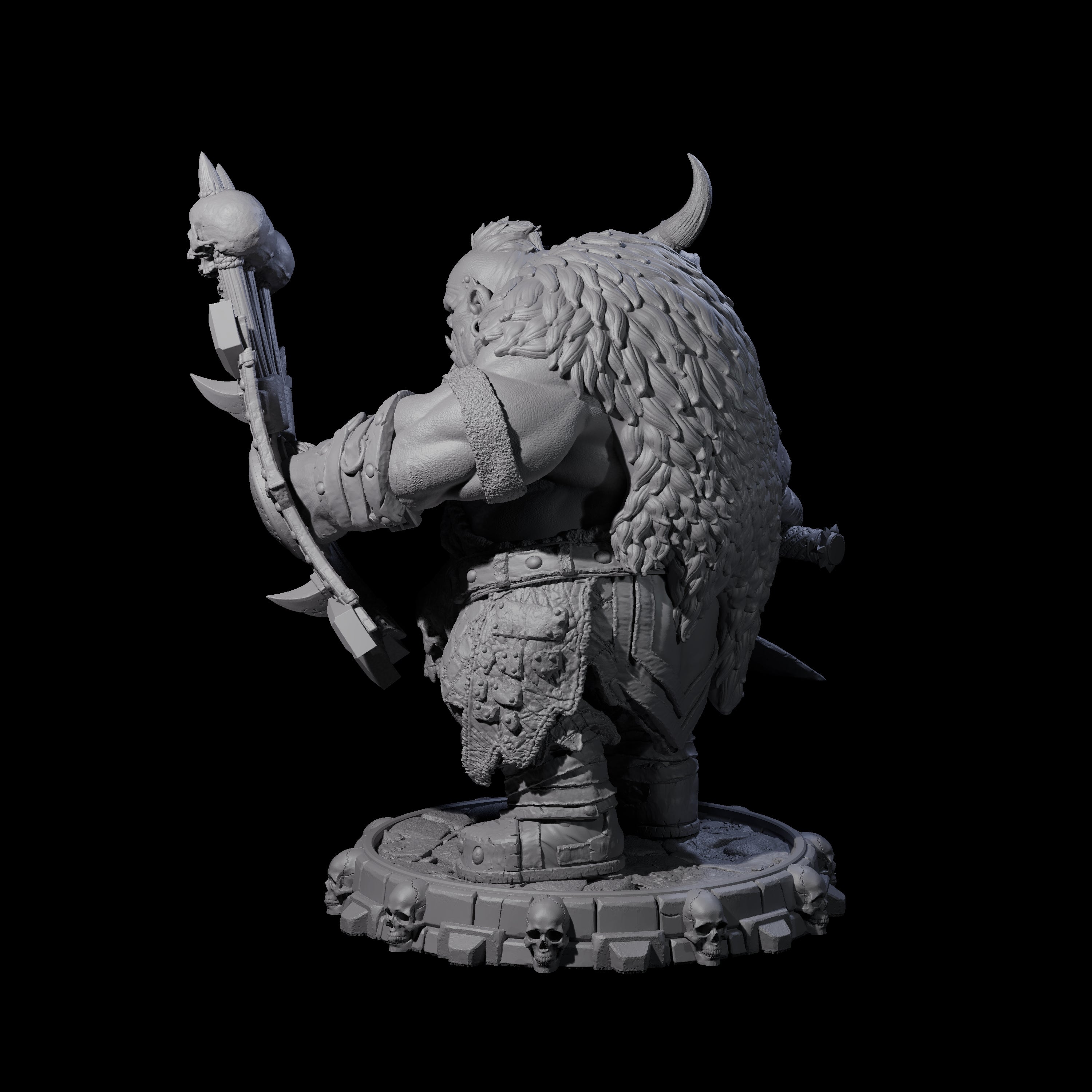 Savage Skullmarch Ogre N Miniature for Dungeons and Dragons, Pathfinder or other TTRPGs