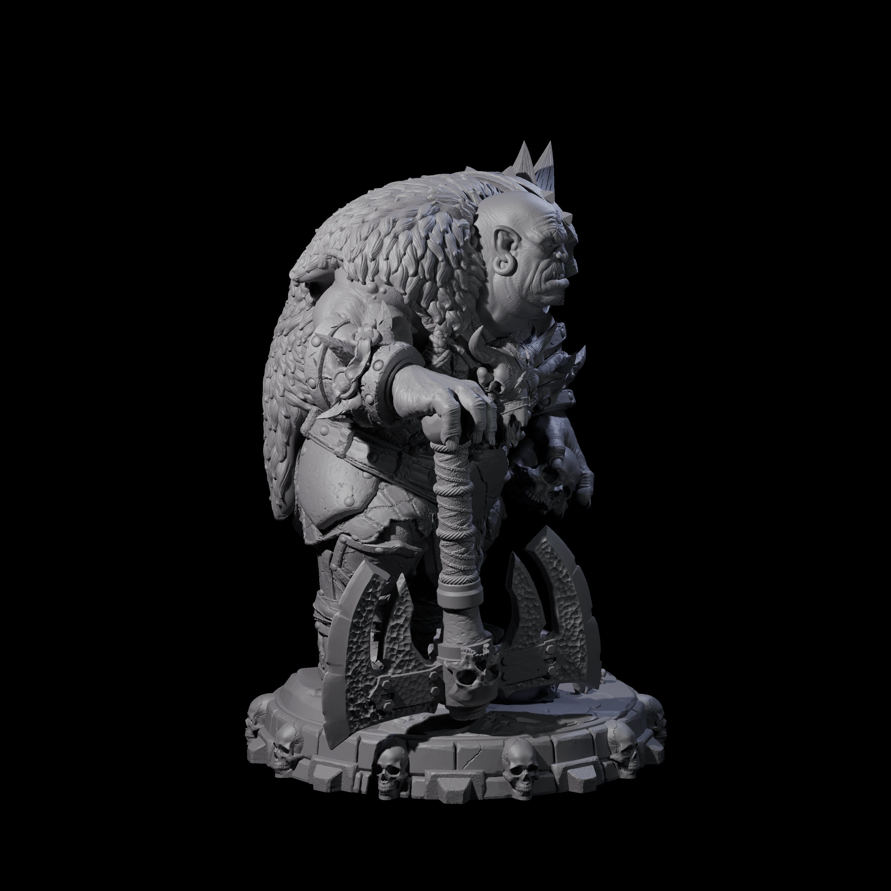 Savage Skullmarch Ogre O Miniature for Dungeons and Dragons, Pathfinder or other TTRPGs