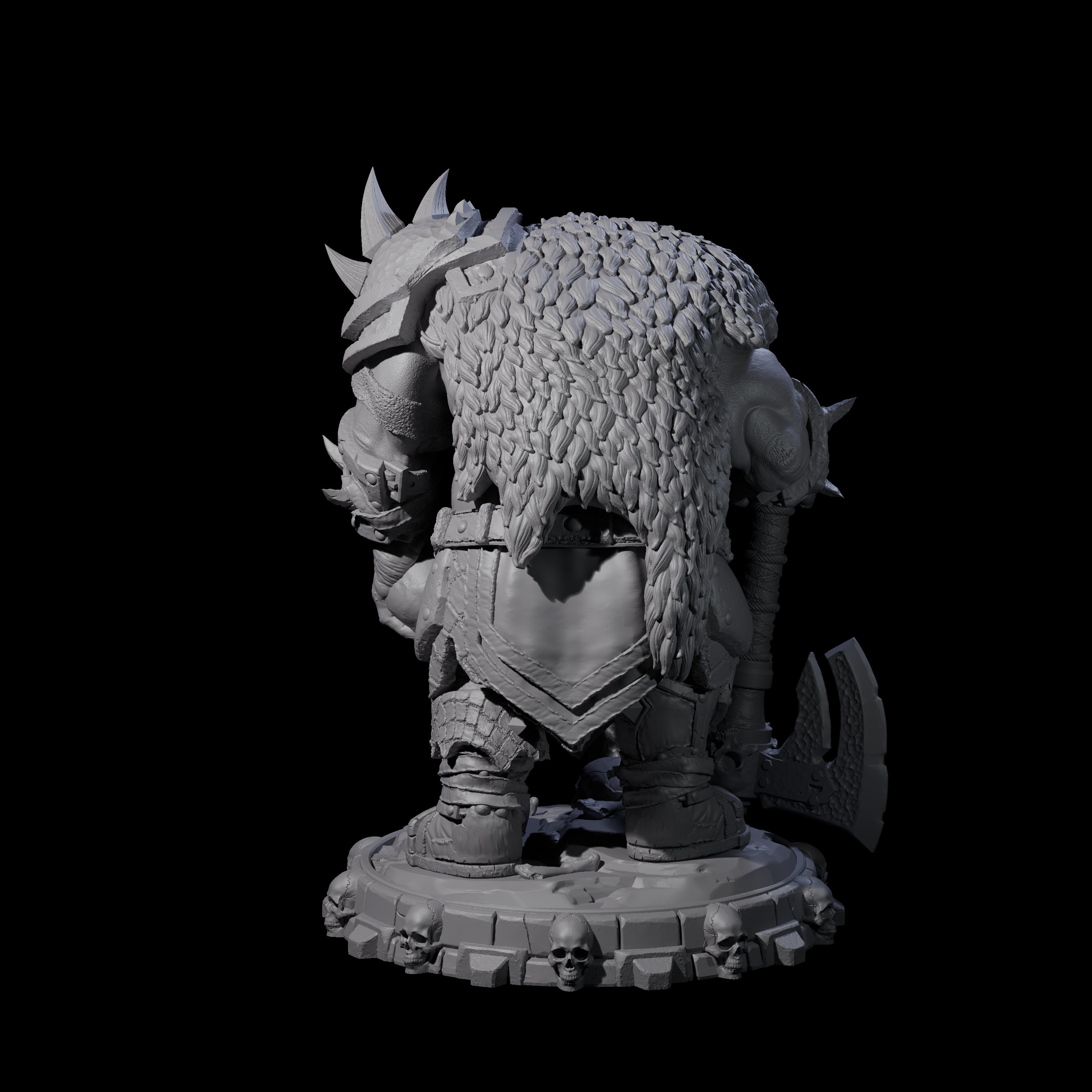 Savage Skullmarch Ogre O Miniature for Dungeons and Dragons, Pathfinder or other TTRPGs