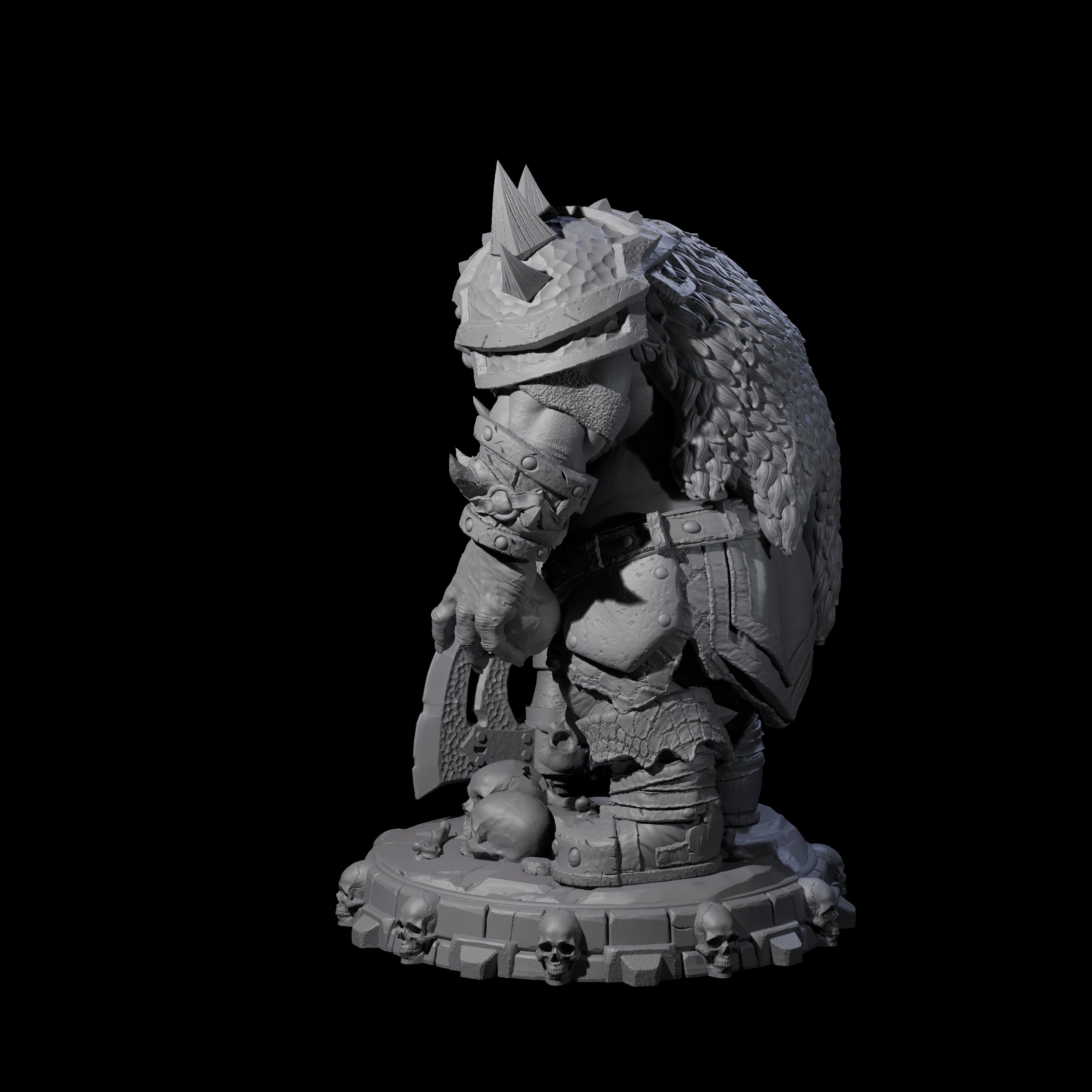 Savage Skullmarch Ogre O Miniature for Dungeons and Dragons, Pathfinder or other TTRPGs