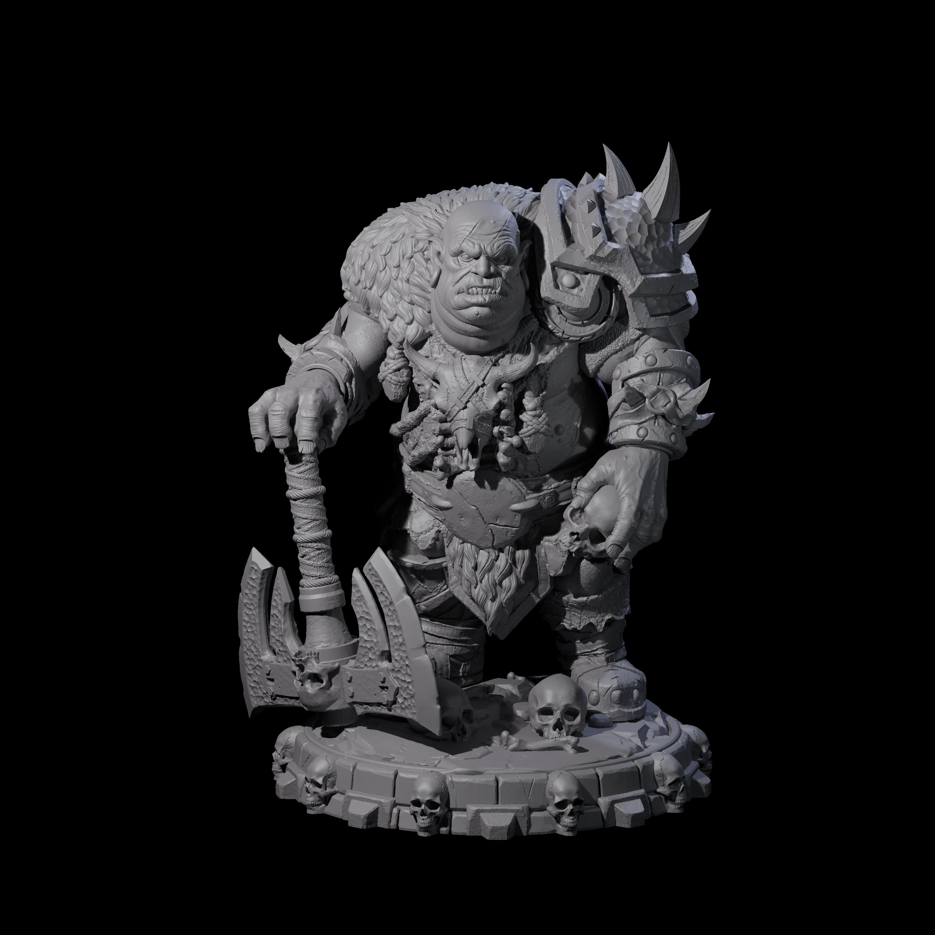 Savage Skullmarch Ogre O Miniature for Dungeons and Dragons, Pathfinder or other TTRPGs