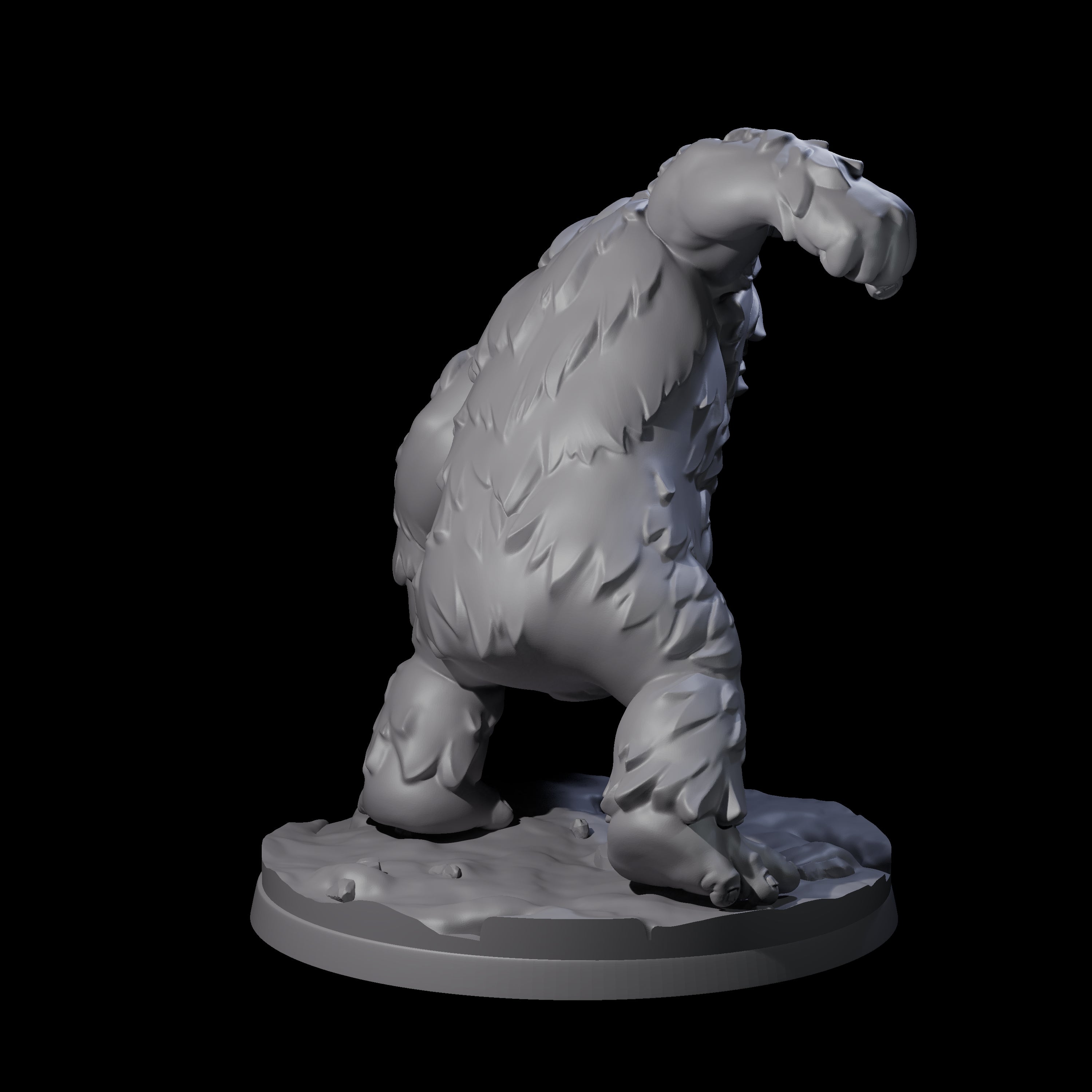 Savage Yeti Beast Miniature for Dungeons and Dragons, Pathfinder or other TTRPGs