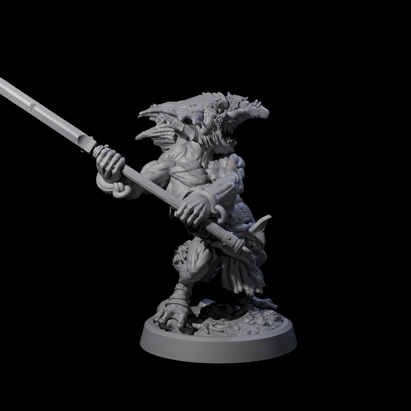 Scabby Brine Goblin A Miniature for Dungeons and Dragons, Pathfinder or other TTRPGs