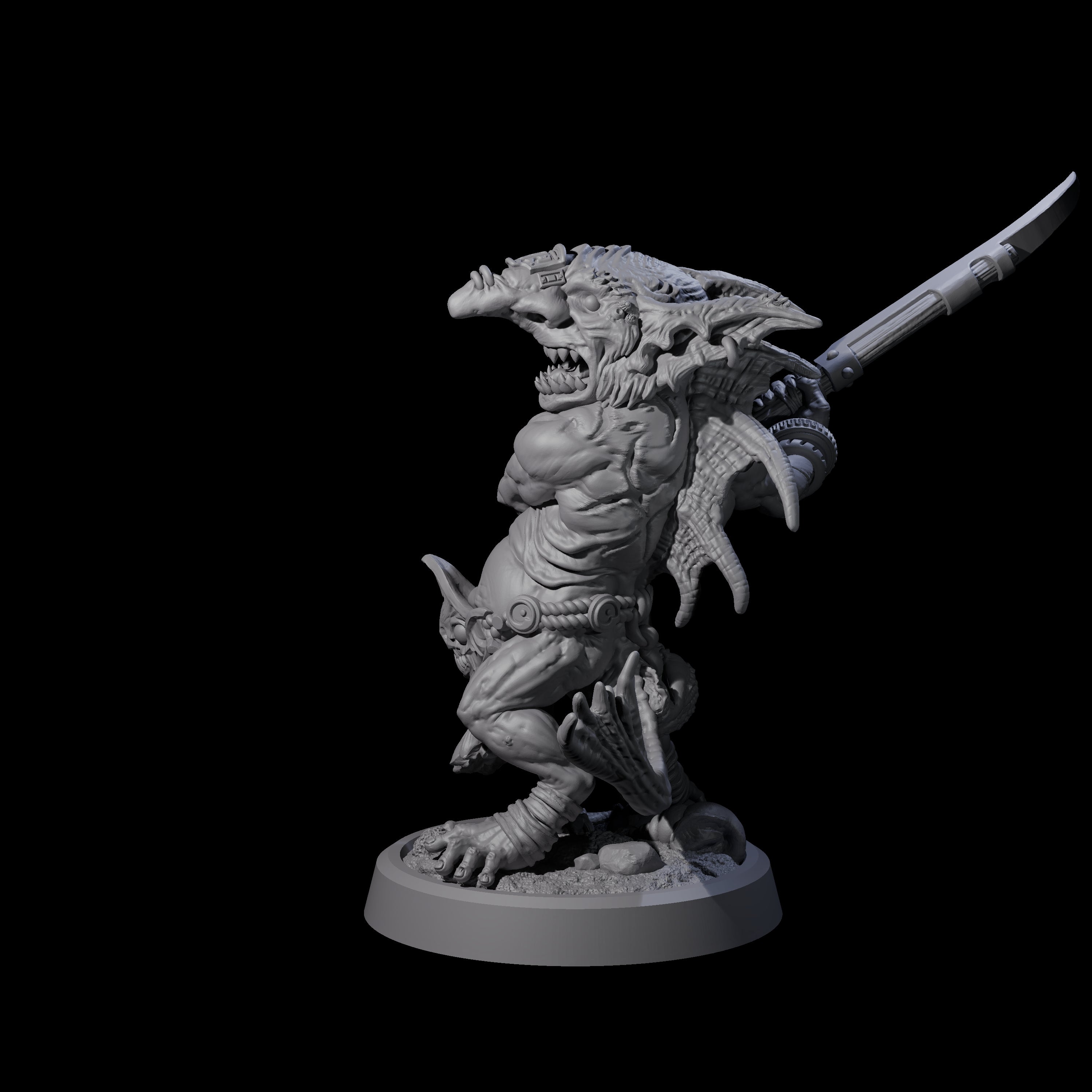 Scabby Brine Goblin A Miniature for Dungeons and Dragons, Pathfinder or other TTRPGs