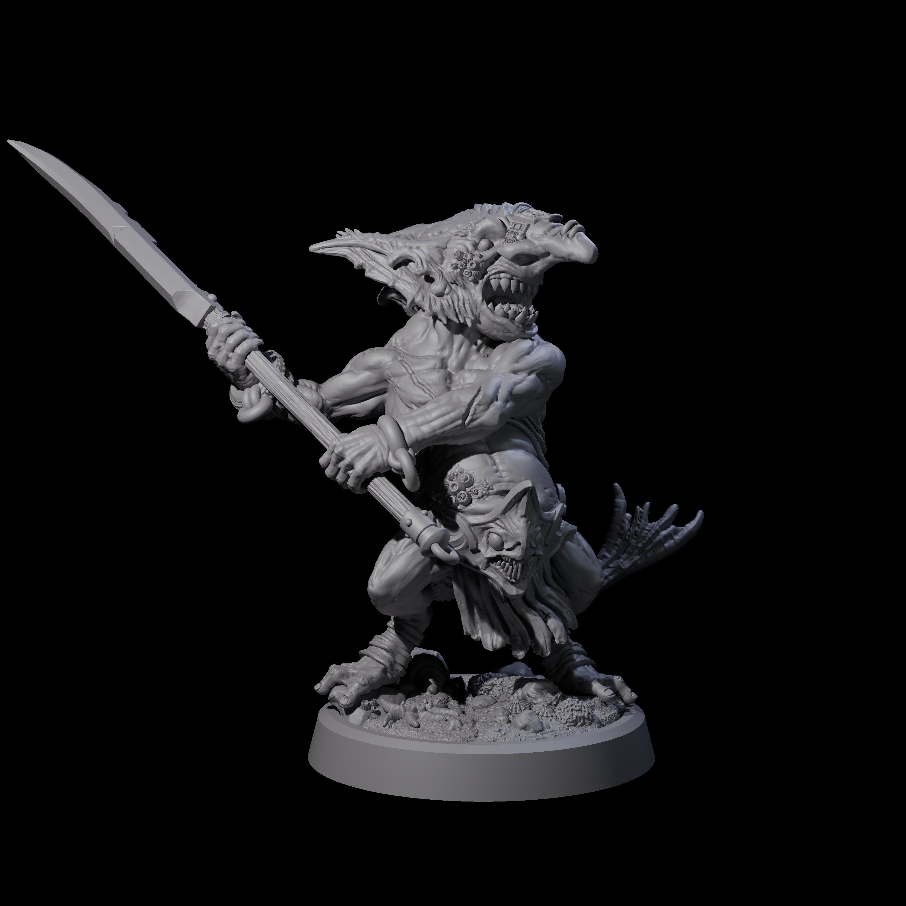 Scabby Brine Goblin A Miniature for Dungeons and Dragons, Pathfinder or other TTRPGs