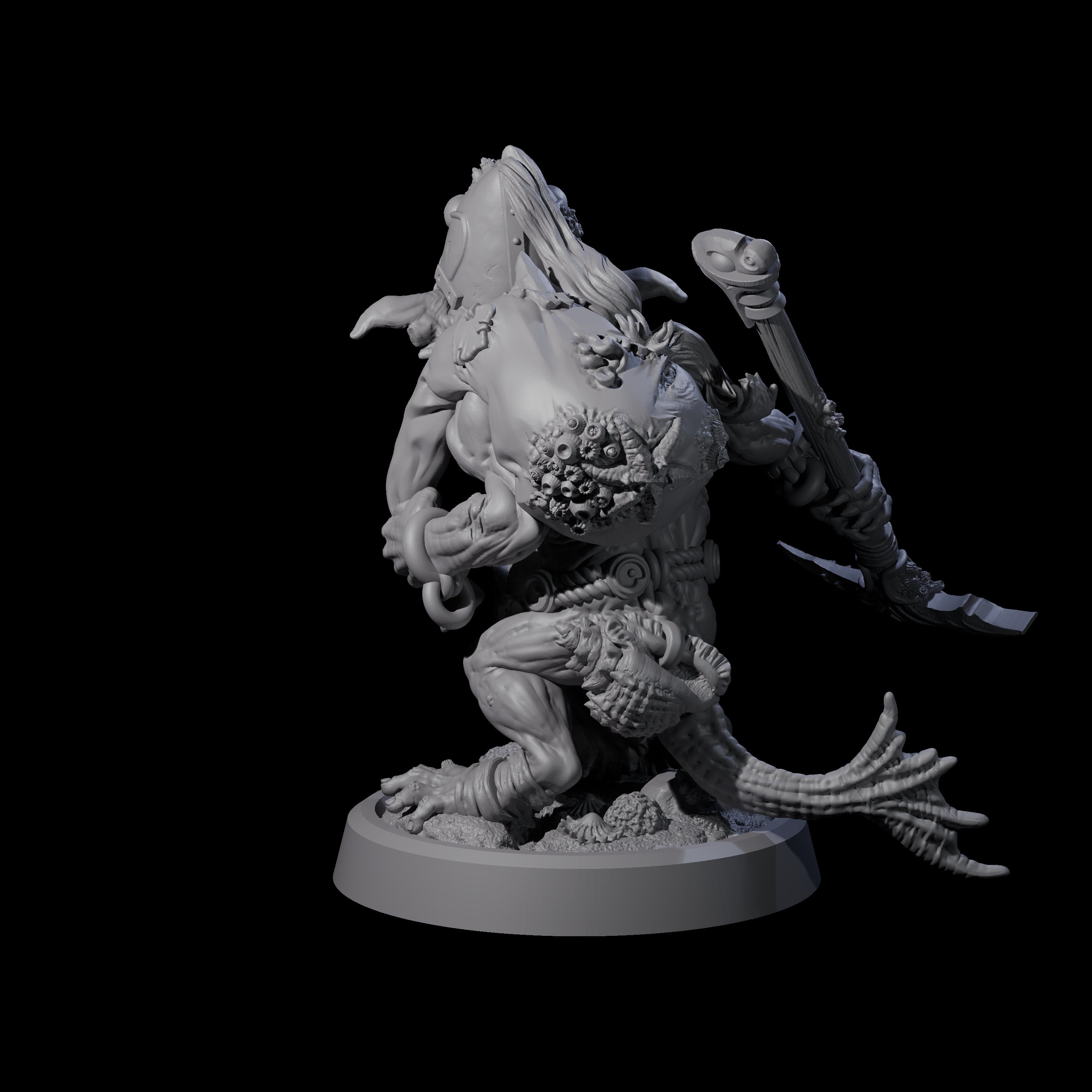 Scabby Brine Goblin C Miniature for Dungeons and Dragons, Pathfinder or other TTRPGs