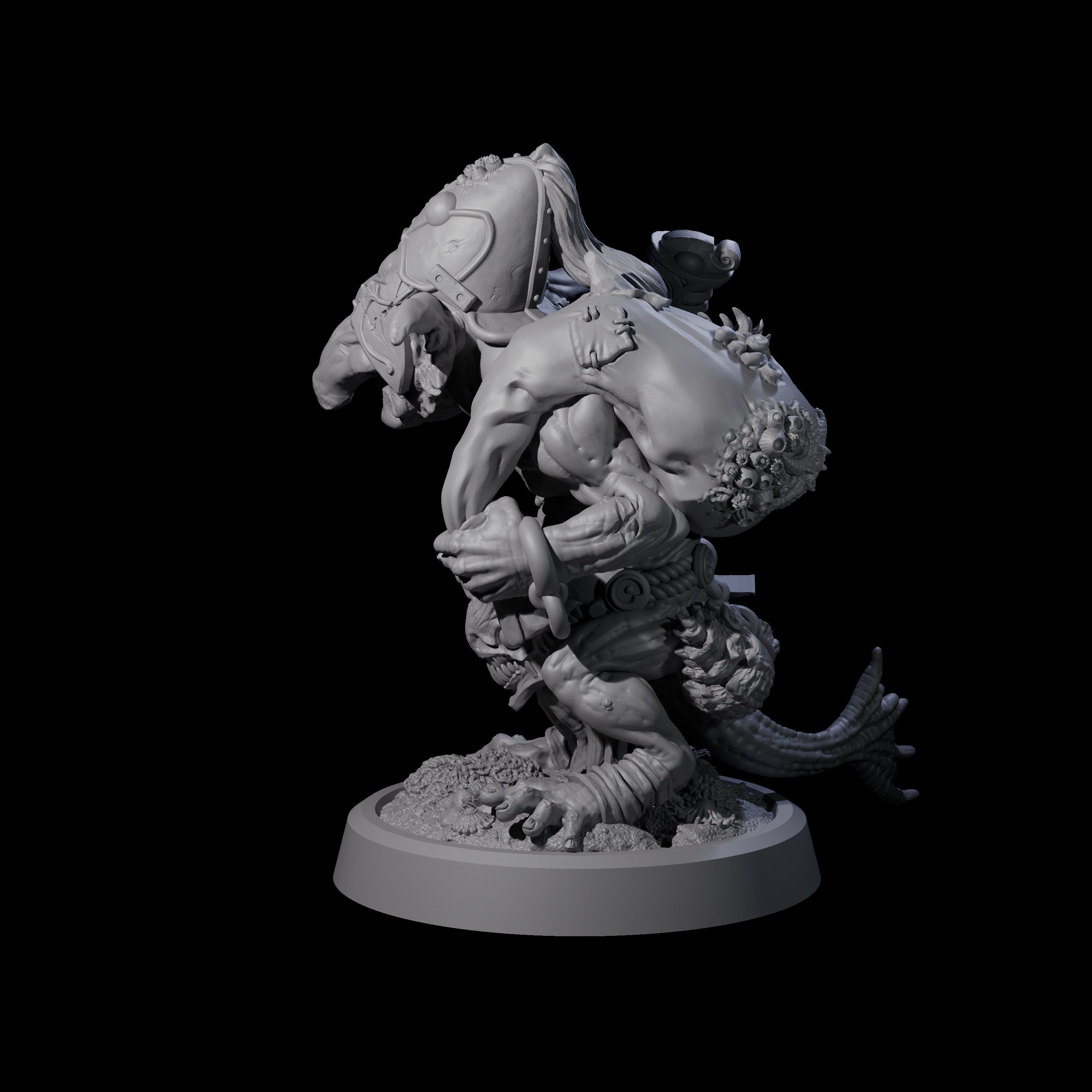 Scabby Brine Goblin C Miniature for Dungeons and Dragons, Pathfinder or other TTRPGs