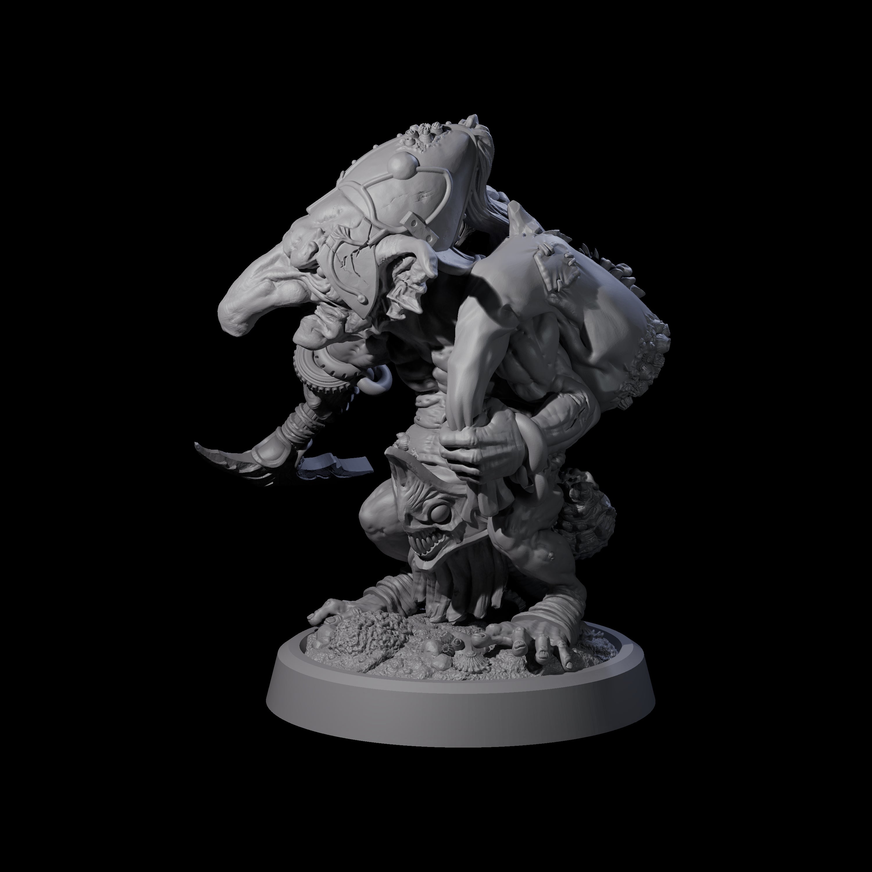 Scabby Brine Goblin C Miniature for Dungeons and Dragons, Pathfinder or other TTRPGs