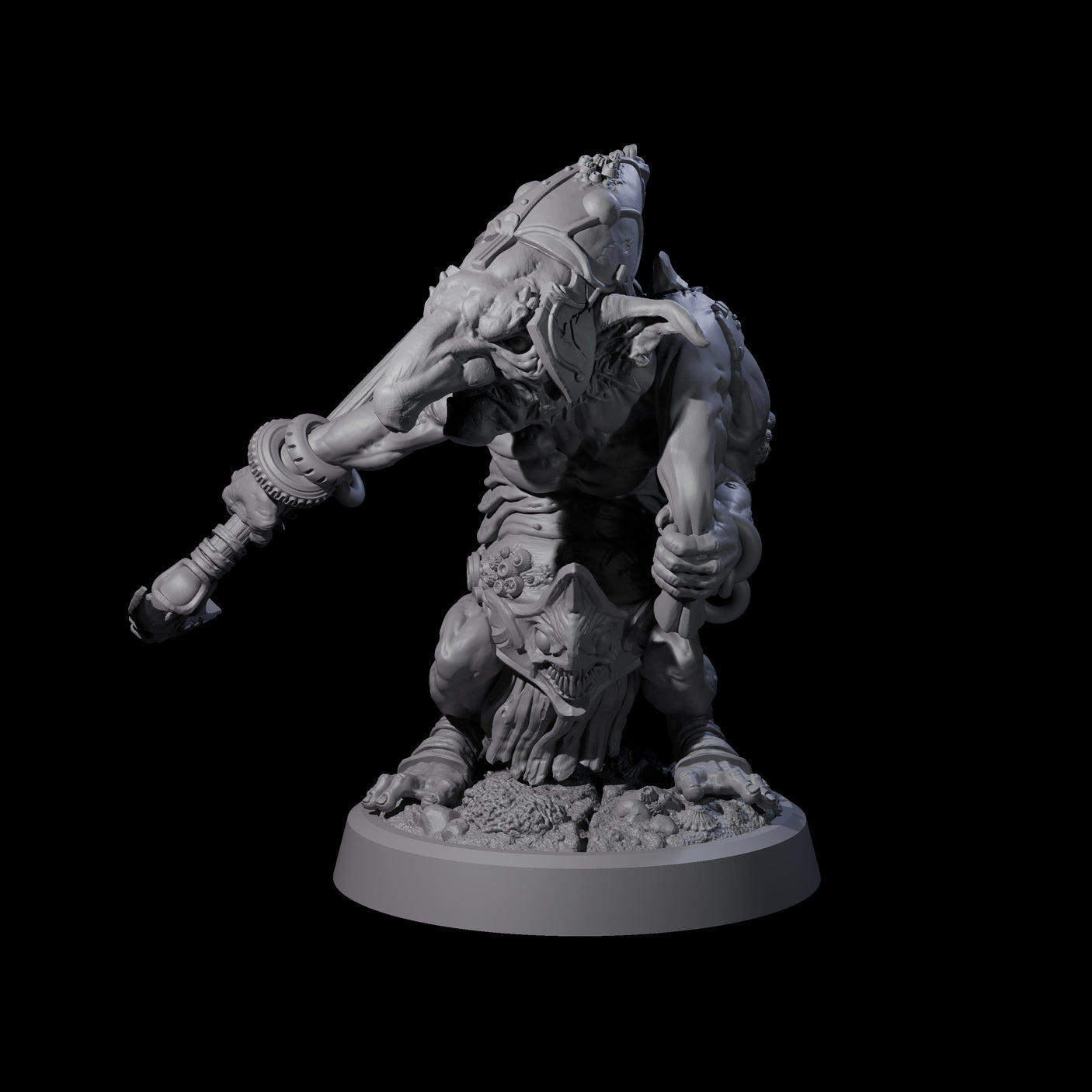 Scabby Brine Goblin C Miniature for Dungeons and Dragons, Pathfinder or other TTRPGs