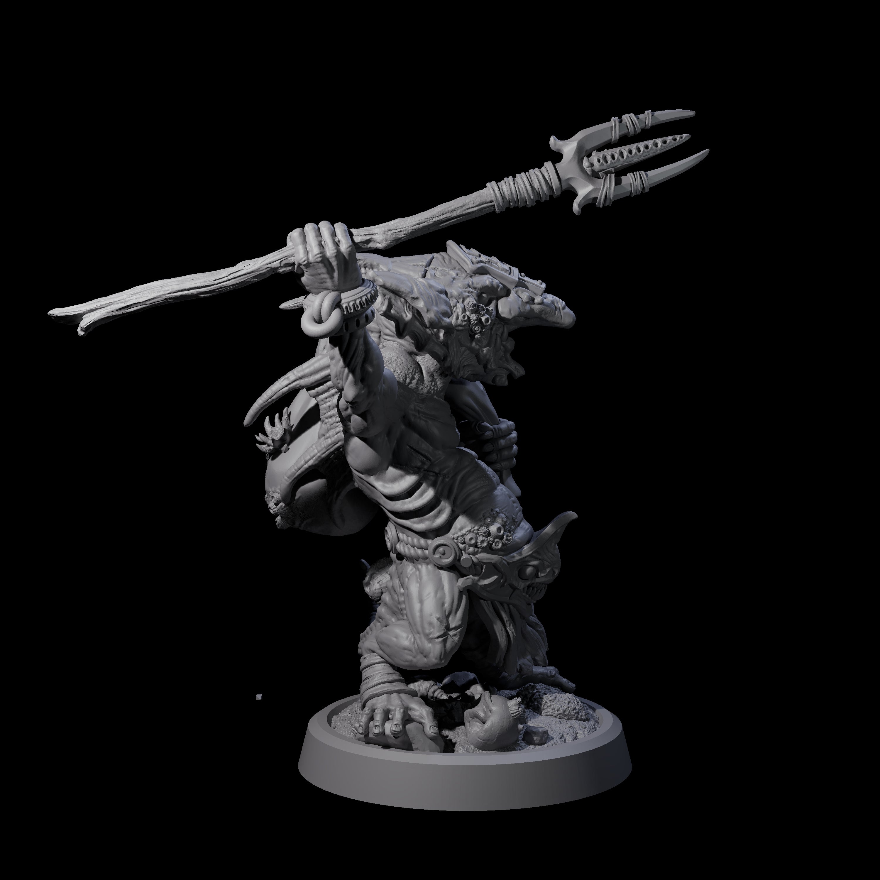 Scabby Brine Goblin D Miniature for Dungeons and Dragons, Pathfinder or other TTRPGs