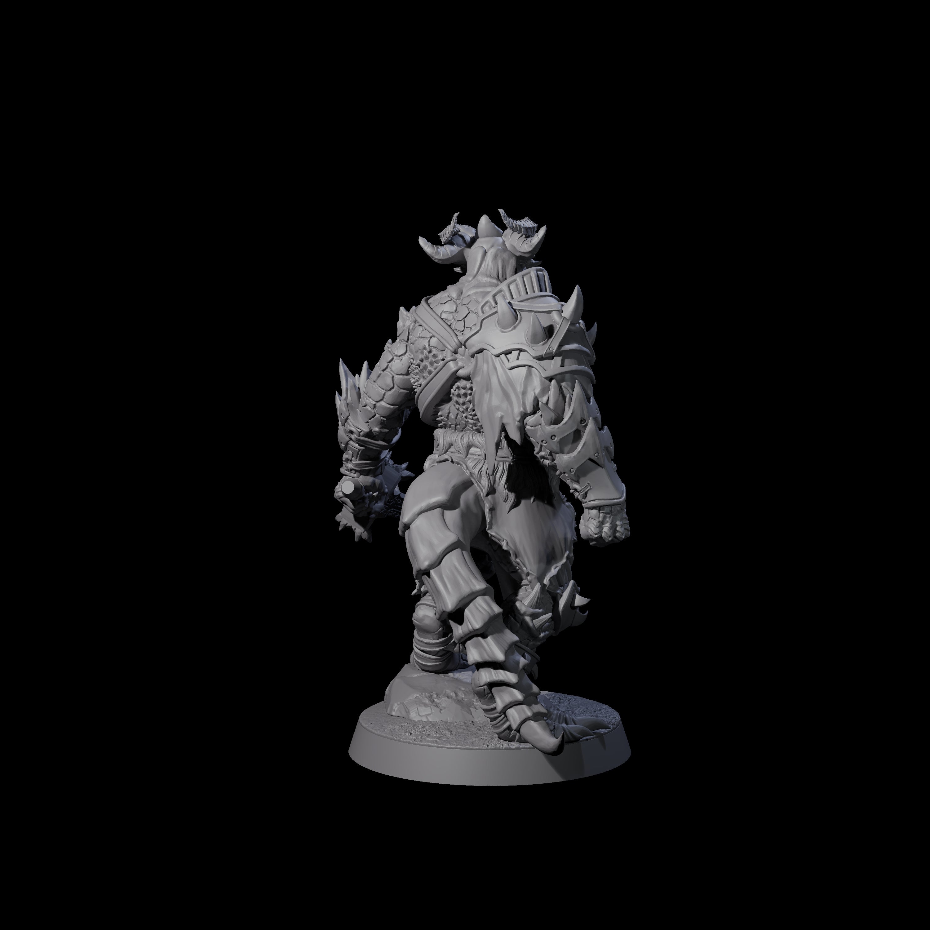 Scaled Dragonborn Swordsman Miniature for Dungeons and Dragons, Pathfinder or other TTRPGs