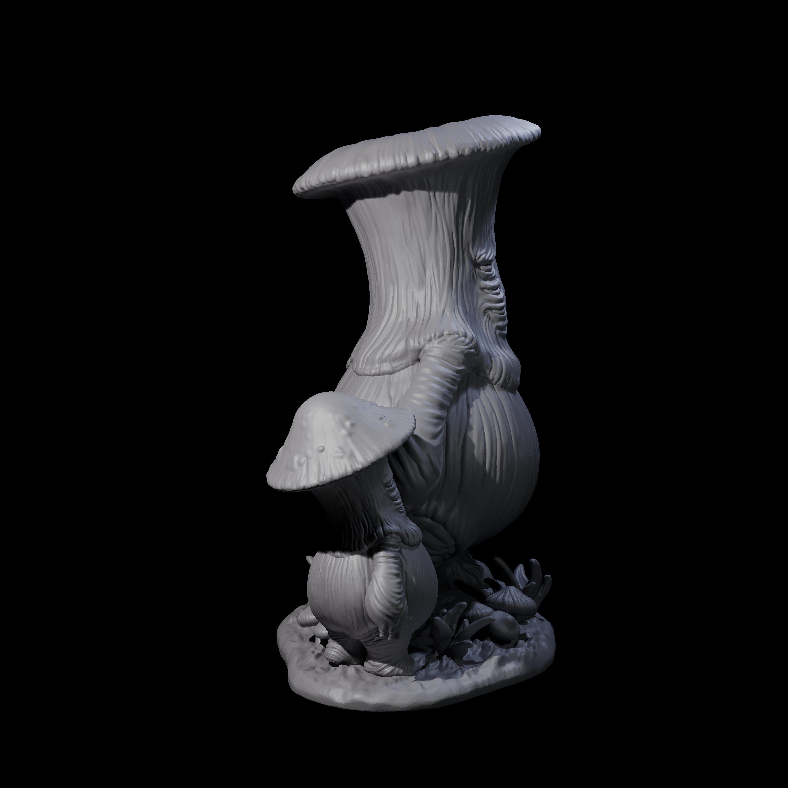 Scared Myconid Family Miniature for Dungeons and Dragons, Pathfinder or other TTRPGs