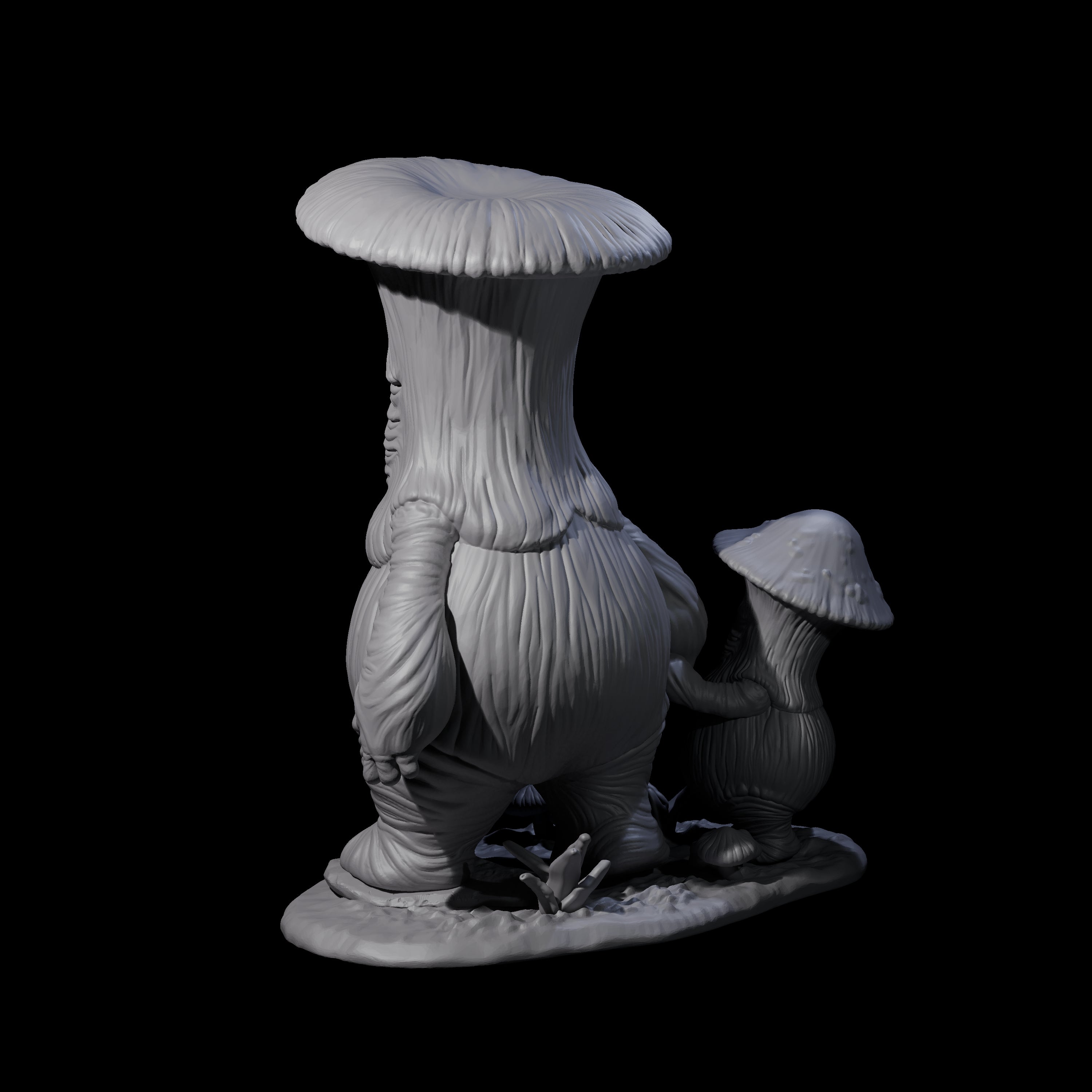 Scared Myconid Family Miniature for Dungeons and Dragons, Pathfinder or other TTRPGs