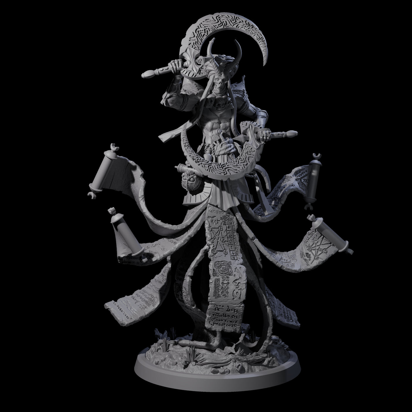 Scheming Contract Devil A Miniature for Dungeons and Dragons, Pathfinder or other TTRPGs