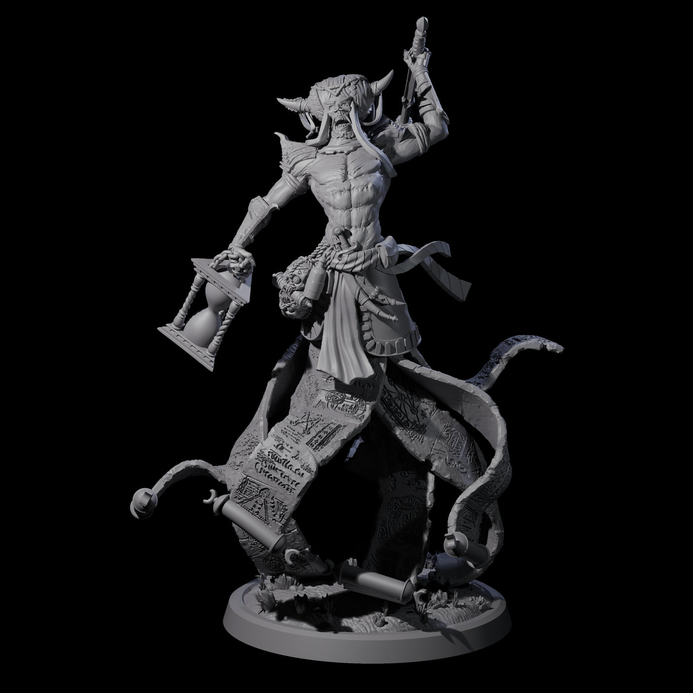 Scheming Contract Devil B Miniature for Dungeons and Dragons, Pathfinder or other TTRPGs