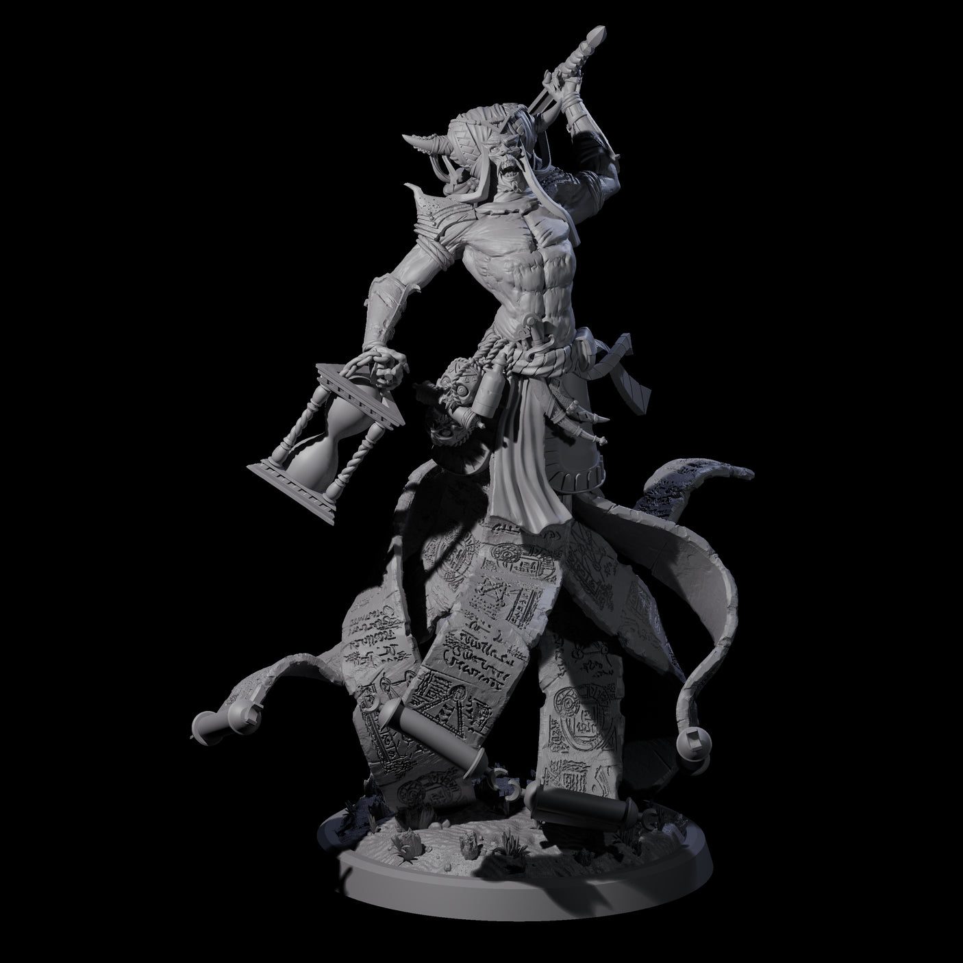 Scheming Contract Devil B Miniature for Dungeons and Dragons, Pathfinder or other TTRPGs