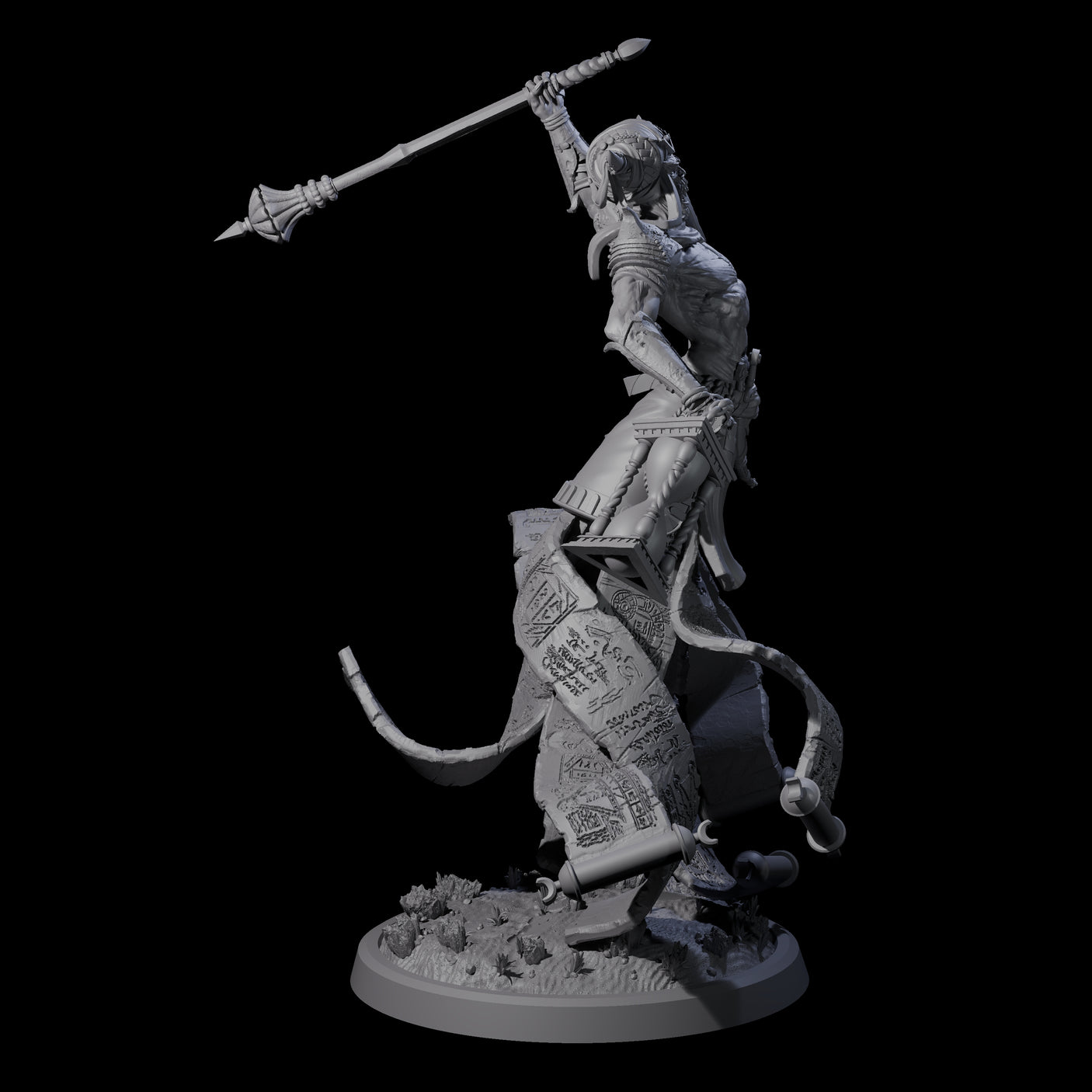 Scheming Contract Devil B Miniature for Dungeons and Dragons, Pathfinder or other TTRPGs