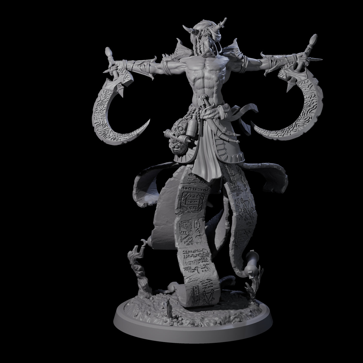 Scheming Contract Devil D Miniature for Dungeons and Dragons, Pathfinder or other TTRPGs