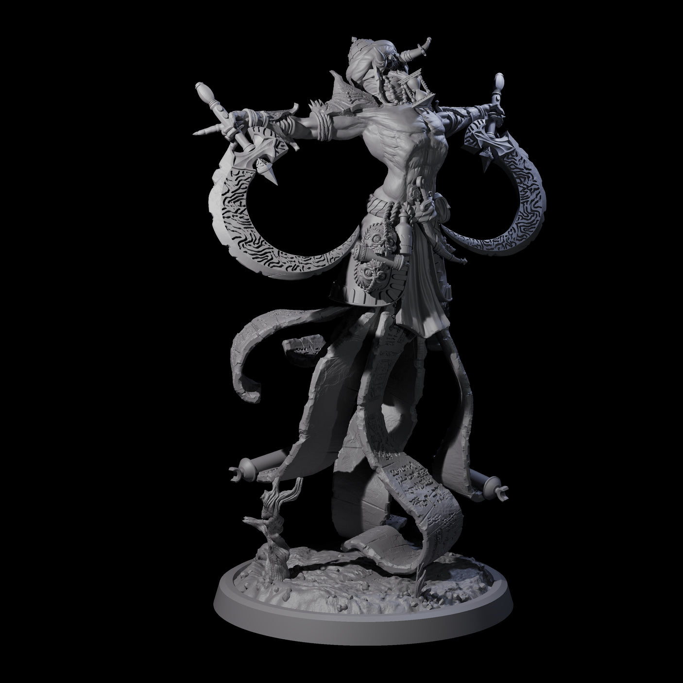 Scheming Contract Devil D Miniature for Dungeons and Dragons, Pathfinder or other TTRPGs