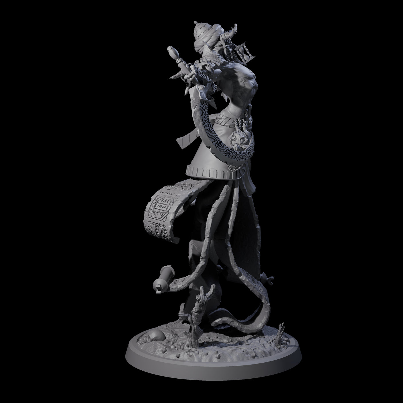 Scheming Contract Devil D Miniature for Dungeons and Dragons, Pathfinder or other TTRPGs