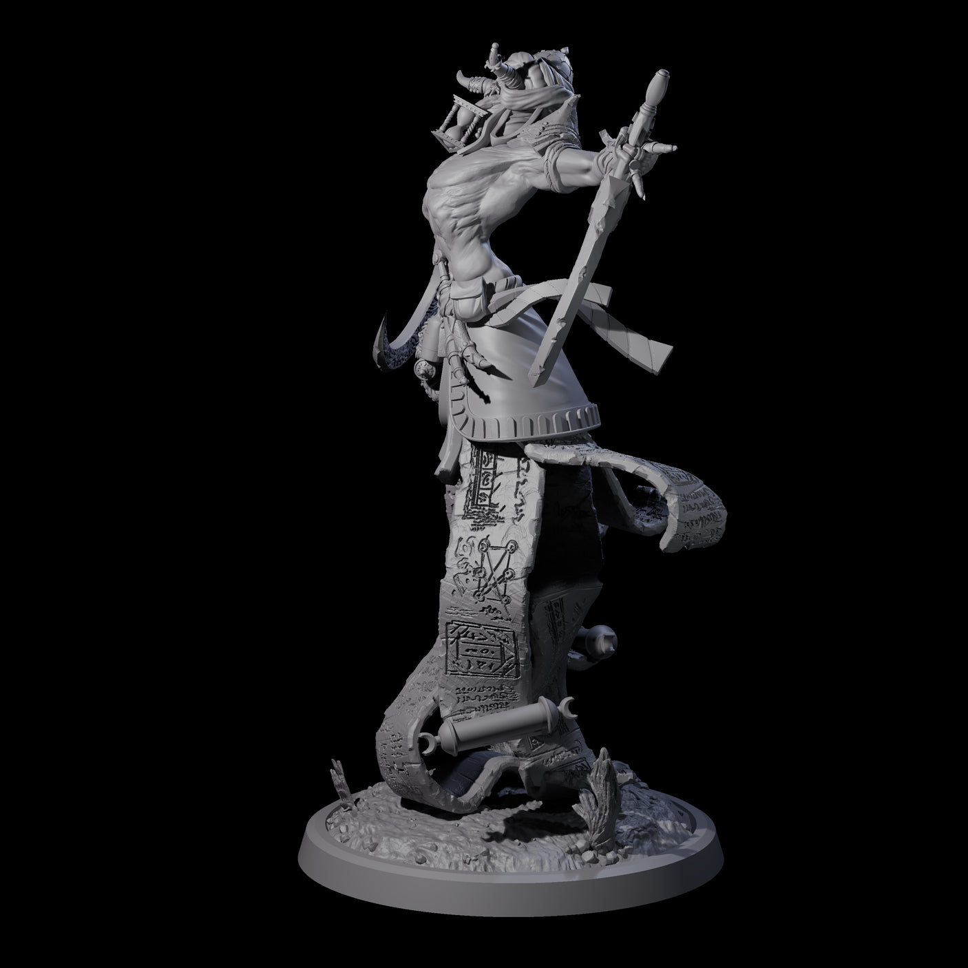 Scheming Contract Devil D Miniature for Dungeons and Dragons, Pathfinder or other TTRPGs