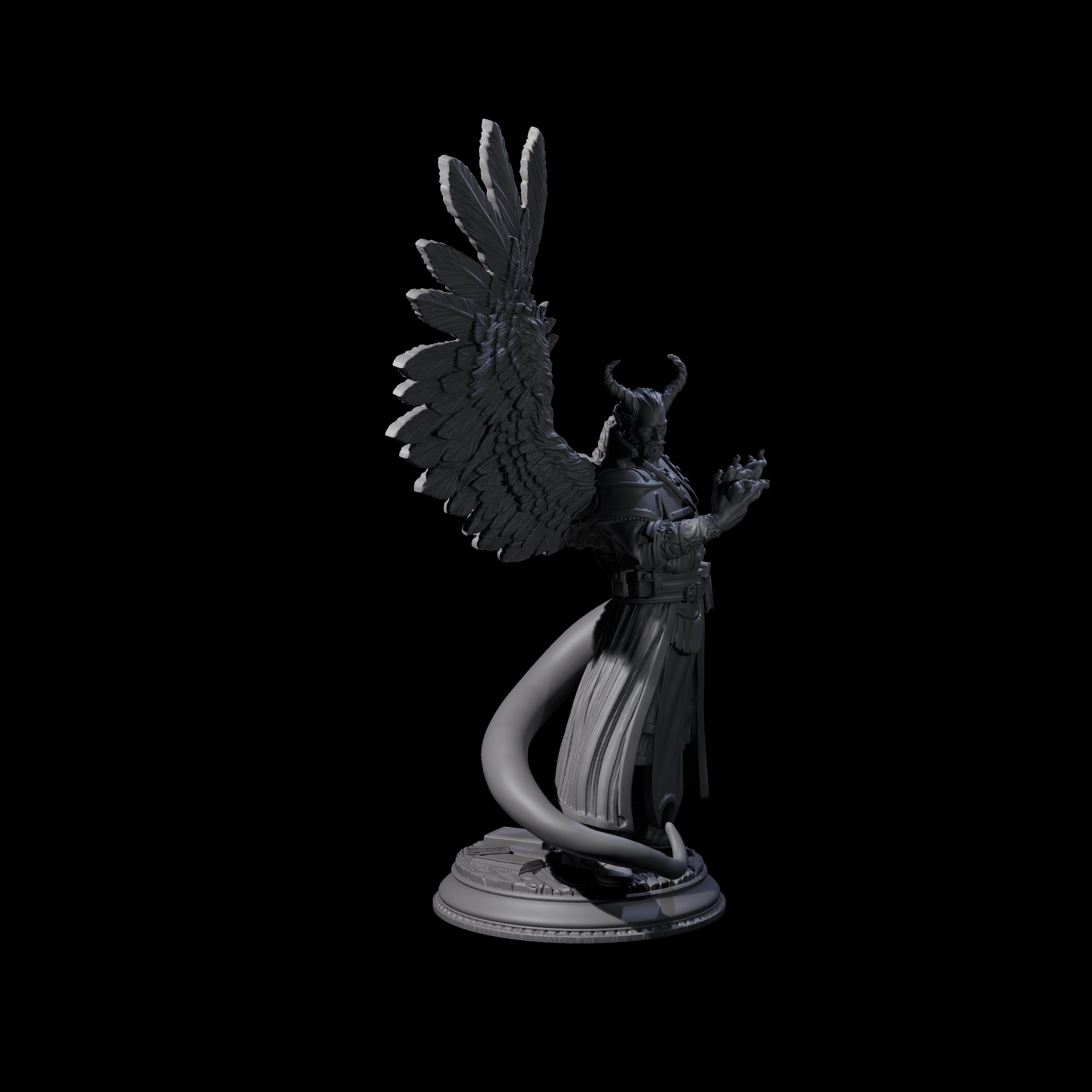 Scheming Contract Devil Miniature for Dungeons and Dragons, Pathfinder or other TTRPGs