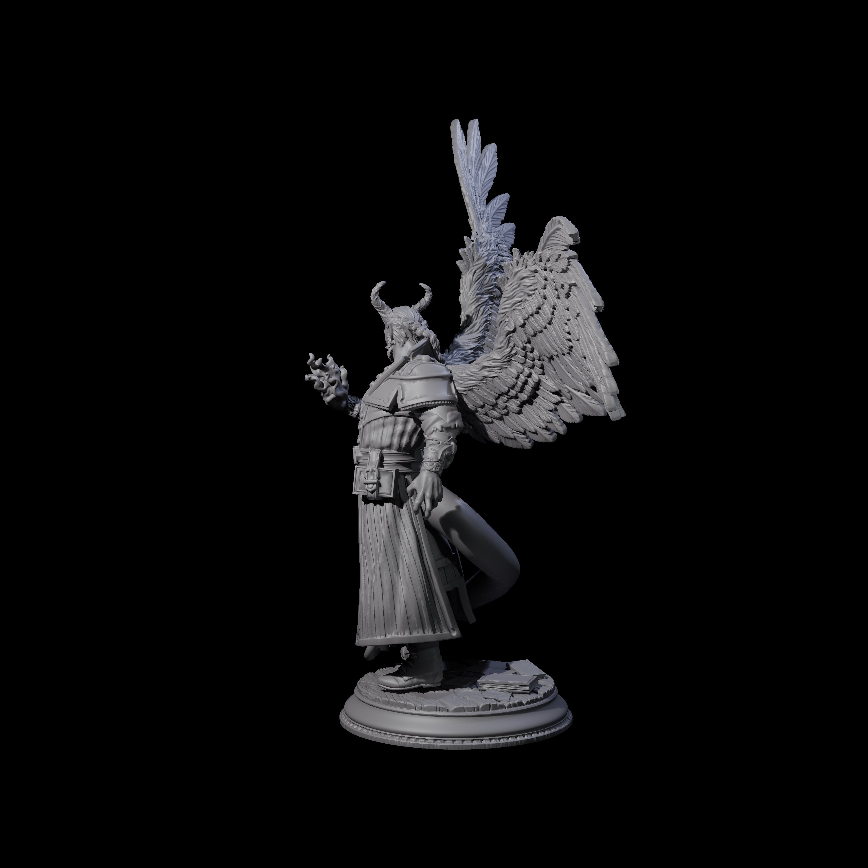 Scheming Contract Devil Miniature for Dungeons and Dragons, Pathfinder or other TTRPGs