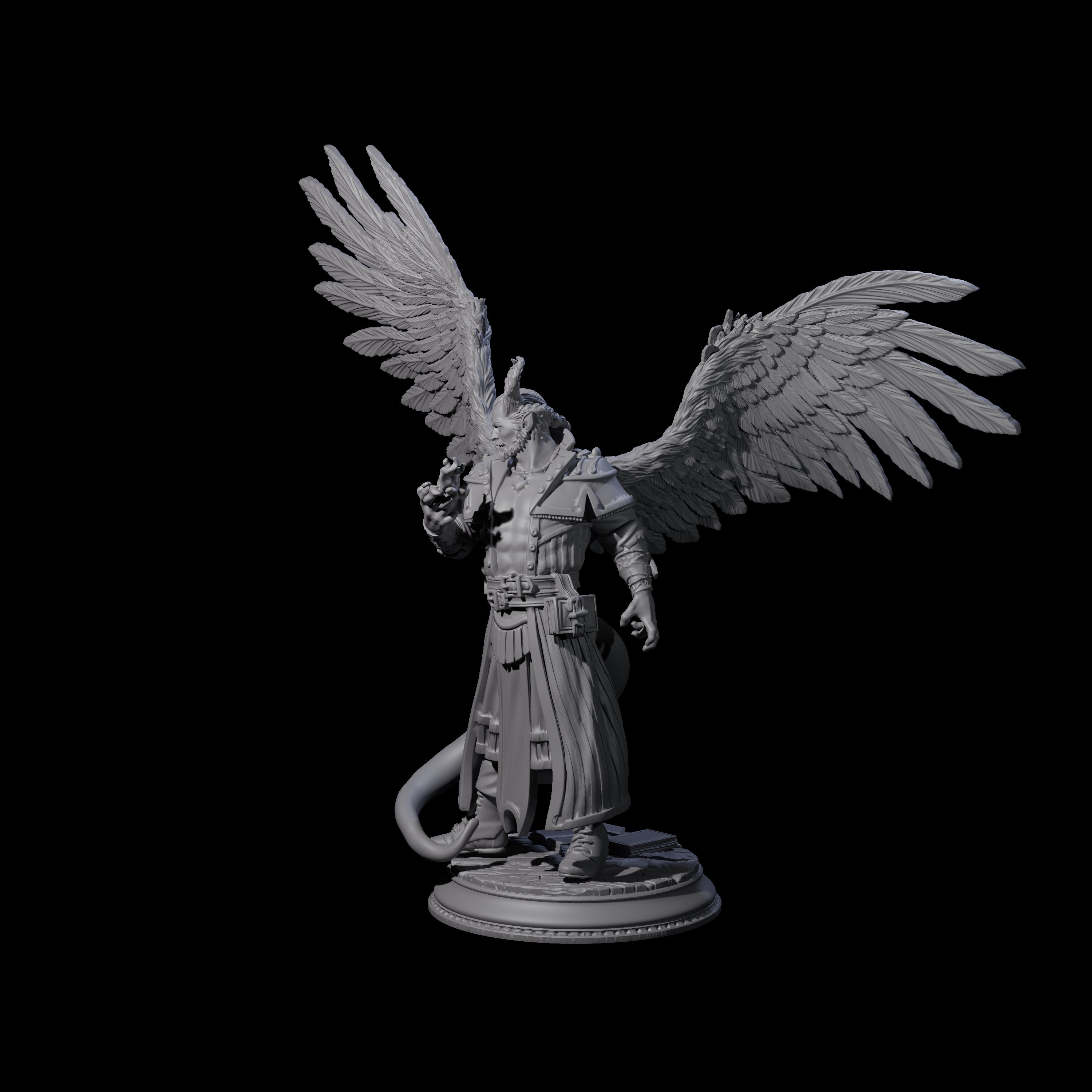 Scheming Contract Devil Miniature for Dungeons and Dragons, Pathfinder or other TTRPGs