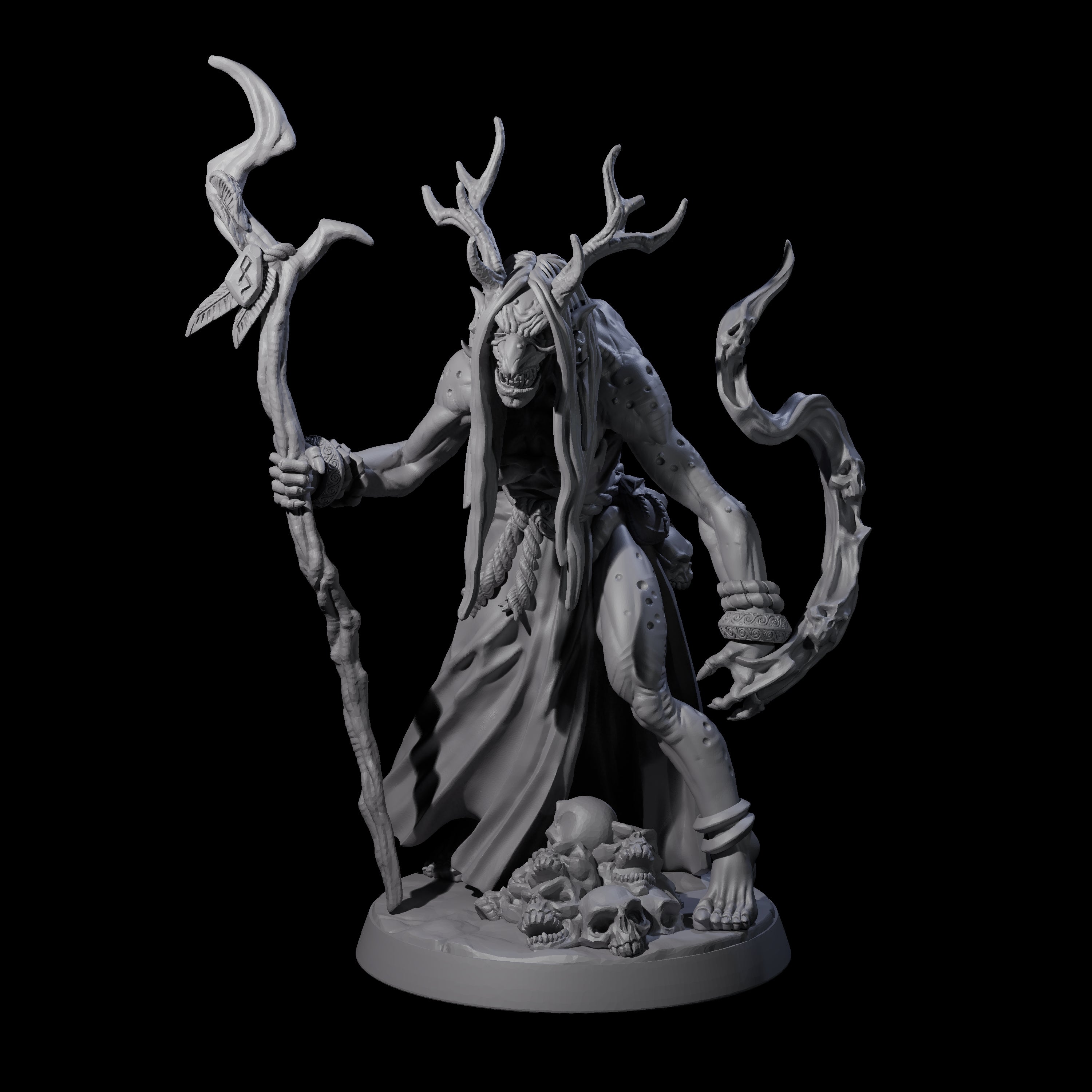 Scheming Forest Hags Miniature for Dungeons and Dragons, Pathfinder or other TTRPGs
