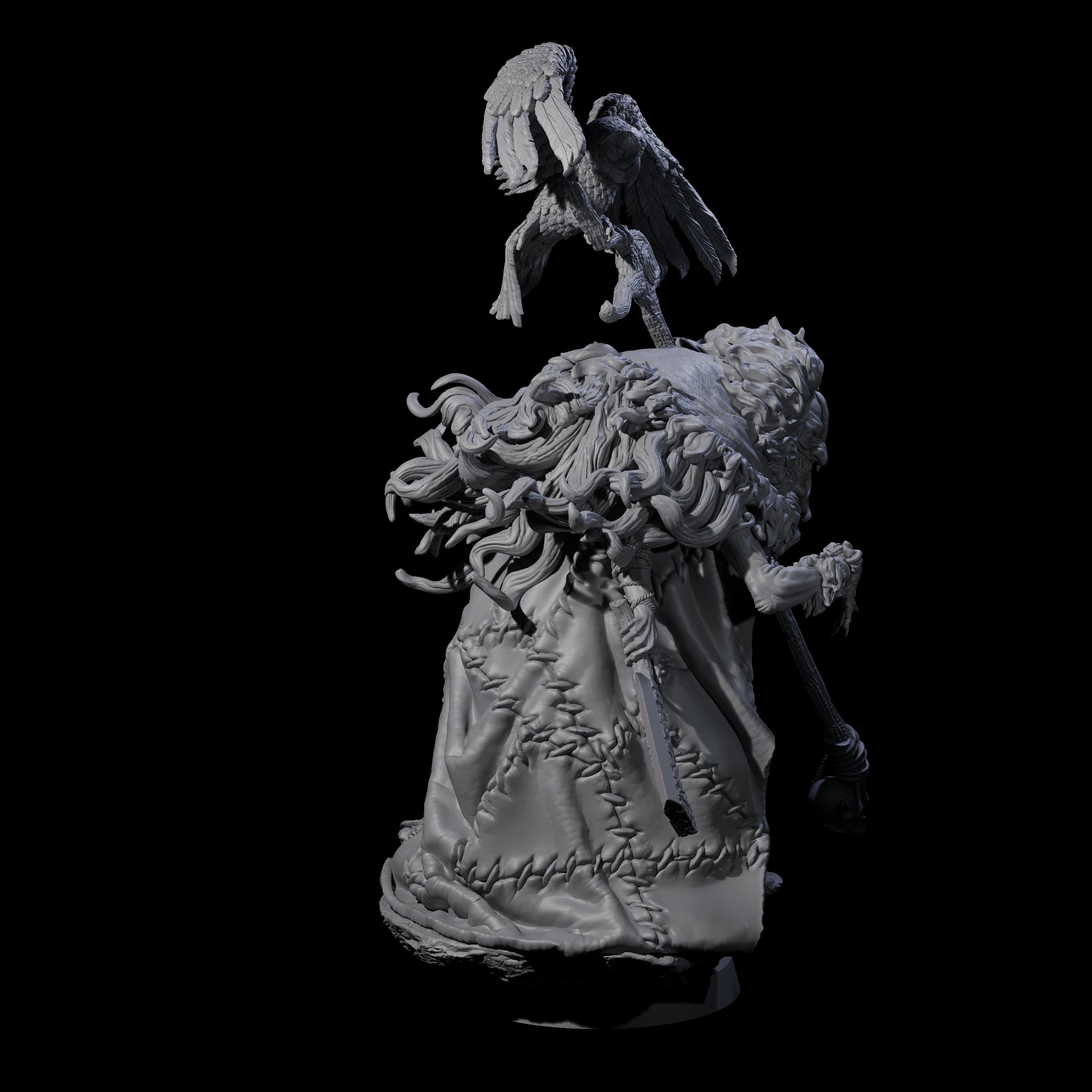 Scheming Hag Miniature for Dungeons and Dragons, Pathfinder or other TTRPGs