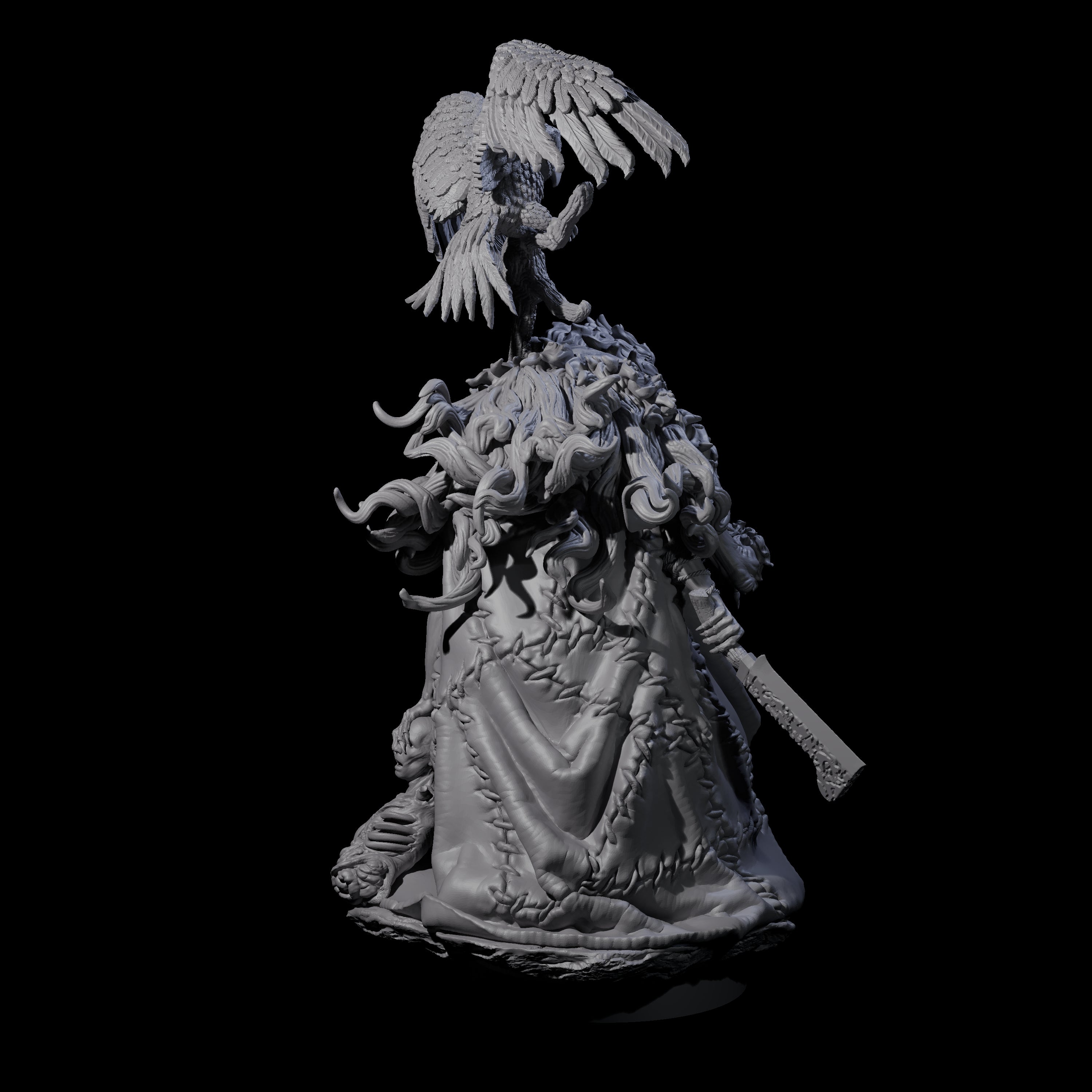Scheming Hag Miniature for Dungeons and Dragons, Pathfinder or other TTRPGs