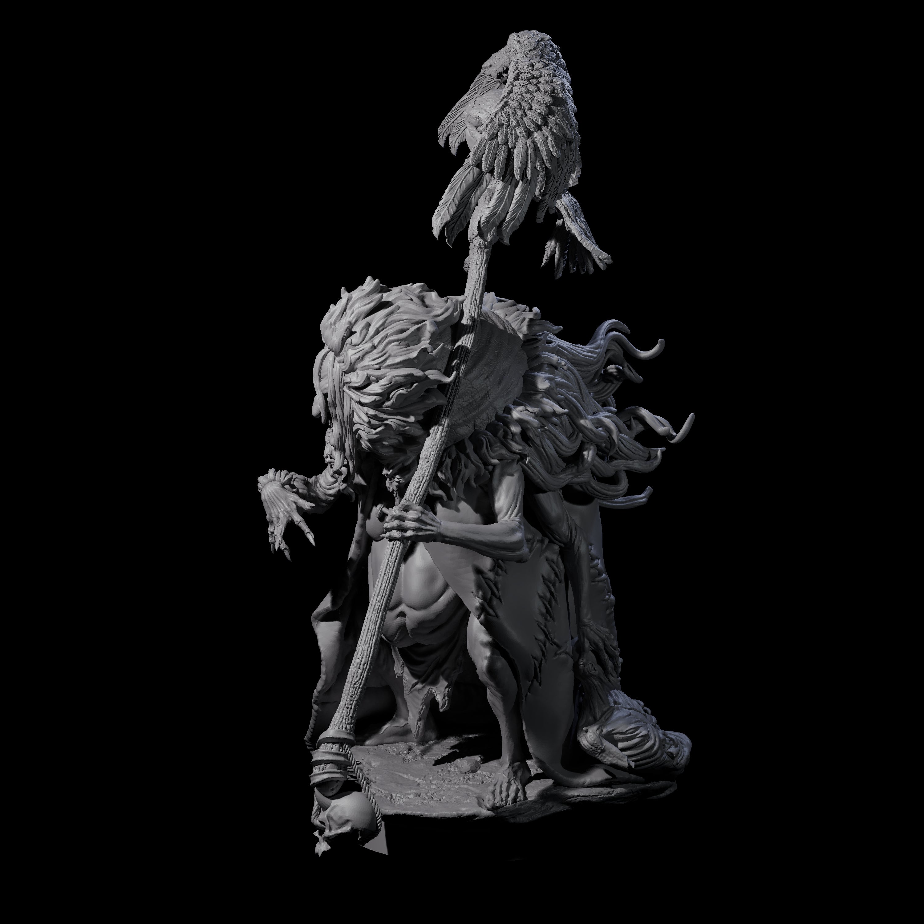 Scheming Hag Miniature for Dungeons and Dragons, Pathfinder or other TTRPGs