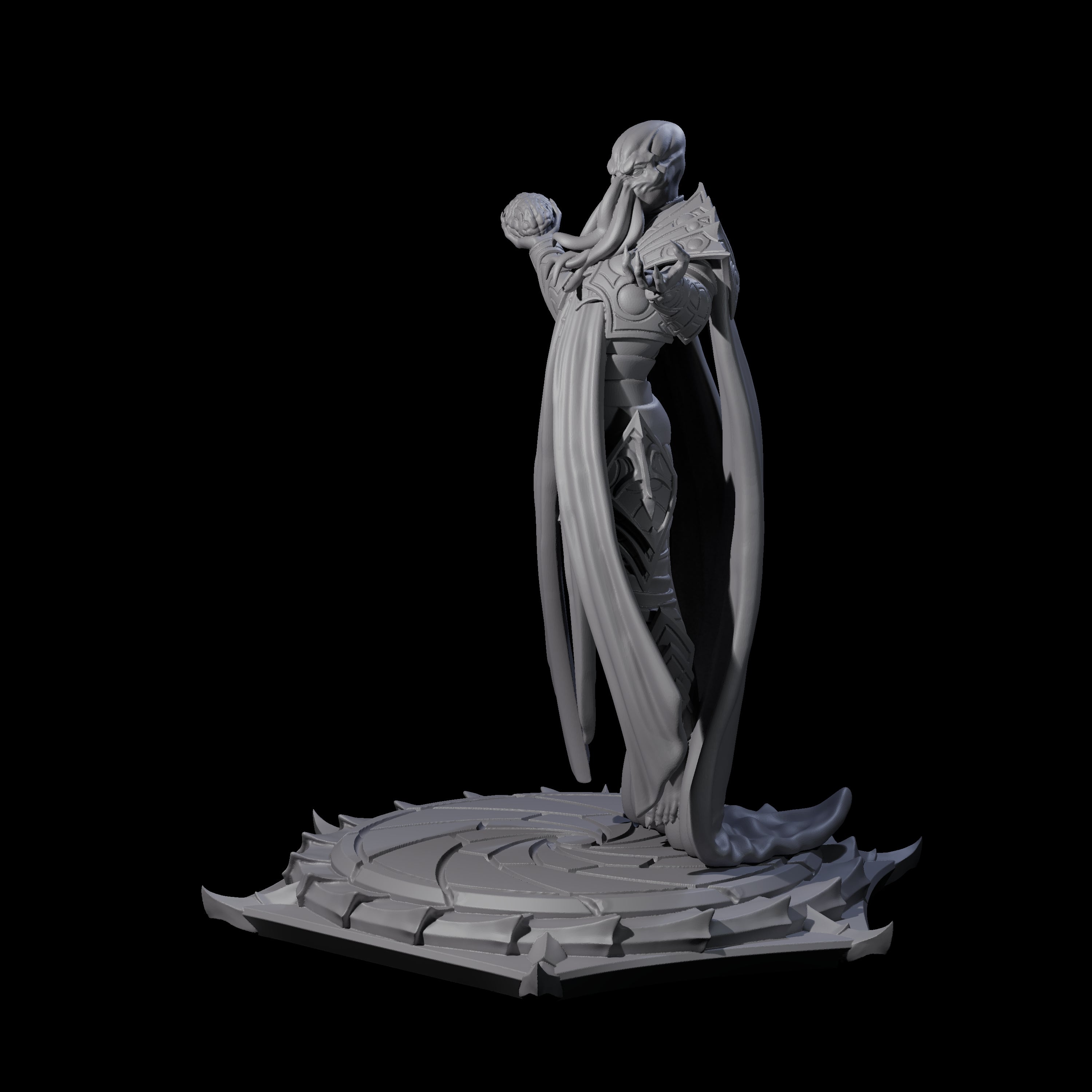 Scheming Mind Flayer Sorcerer A Miniature for Dungeons and Dragons, Pathfinder or other TTRPGs