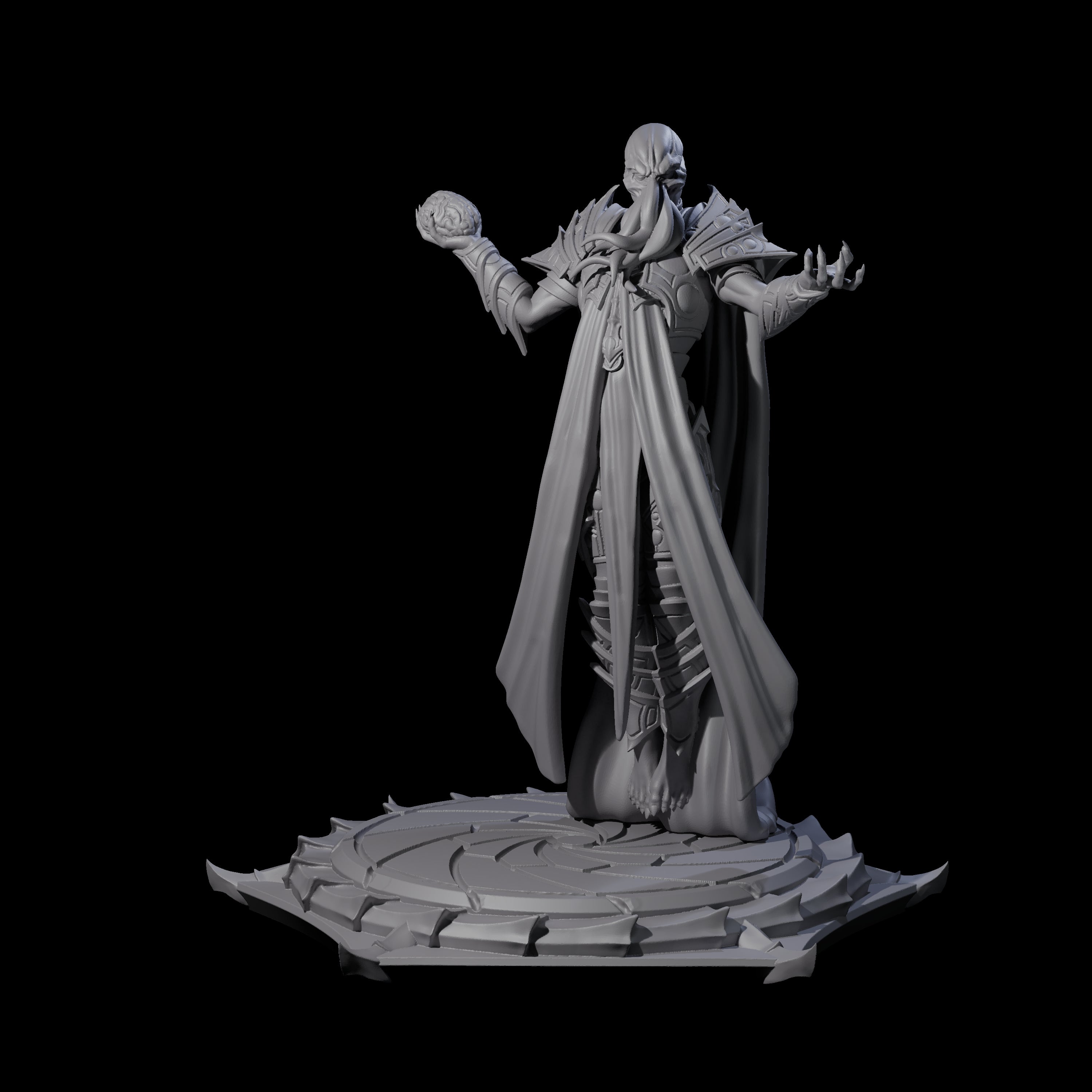 Scheming Mind Flayer Sorcerer A Miniature for Dungeons and Dragons, Pathfinder or other TTRPGs